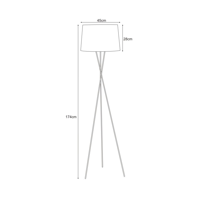 Lampa podłogowa K-4373