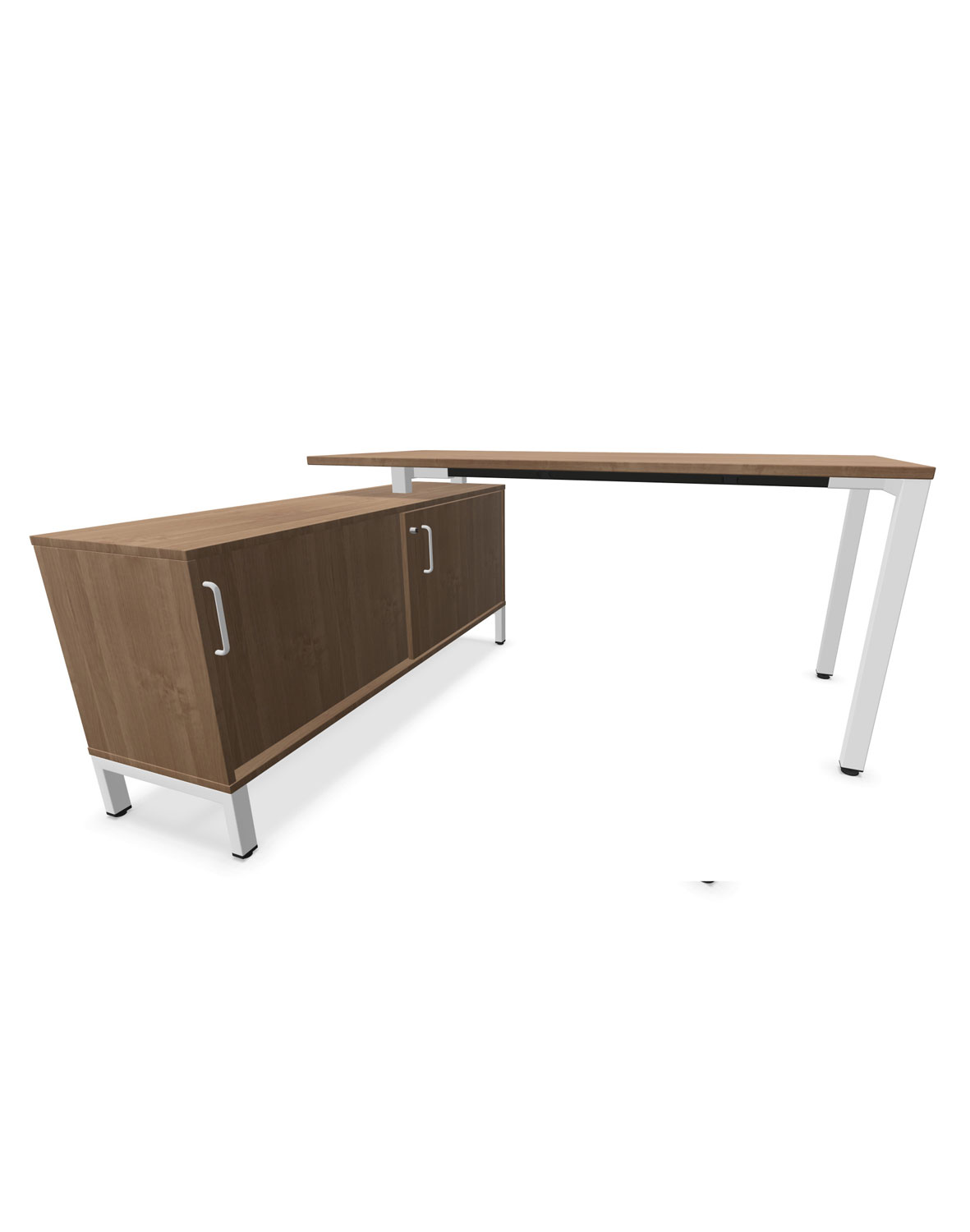 CS5040 biurko 4-L 180 cm z sideboardem
