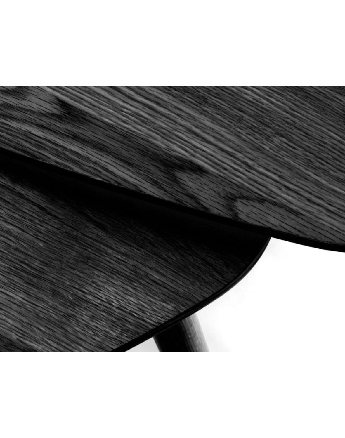 podwójny, trójkątny stolik kawowy adda (48594640), czarny