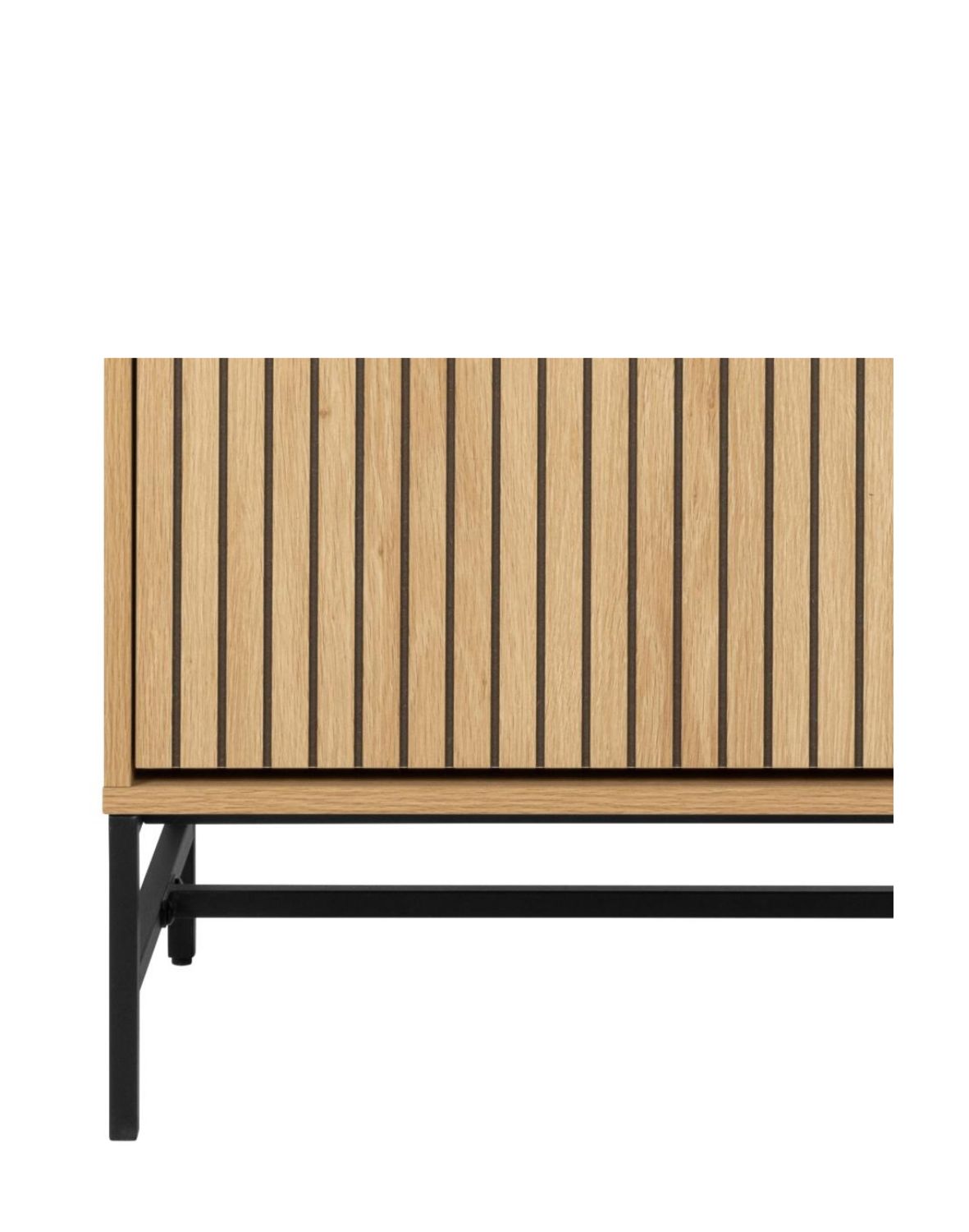 wysoka szafka na buty albany, naturalny dąb, lamele (24286)