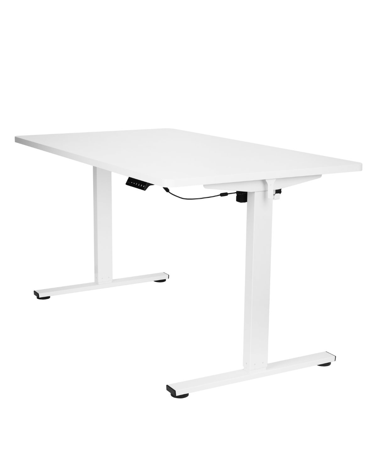 biurko z regulacja wysokosci alto 100 white 160 cm