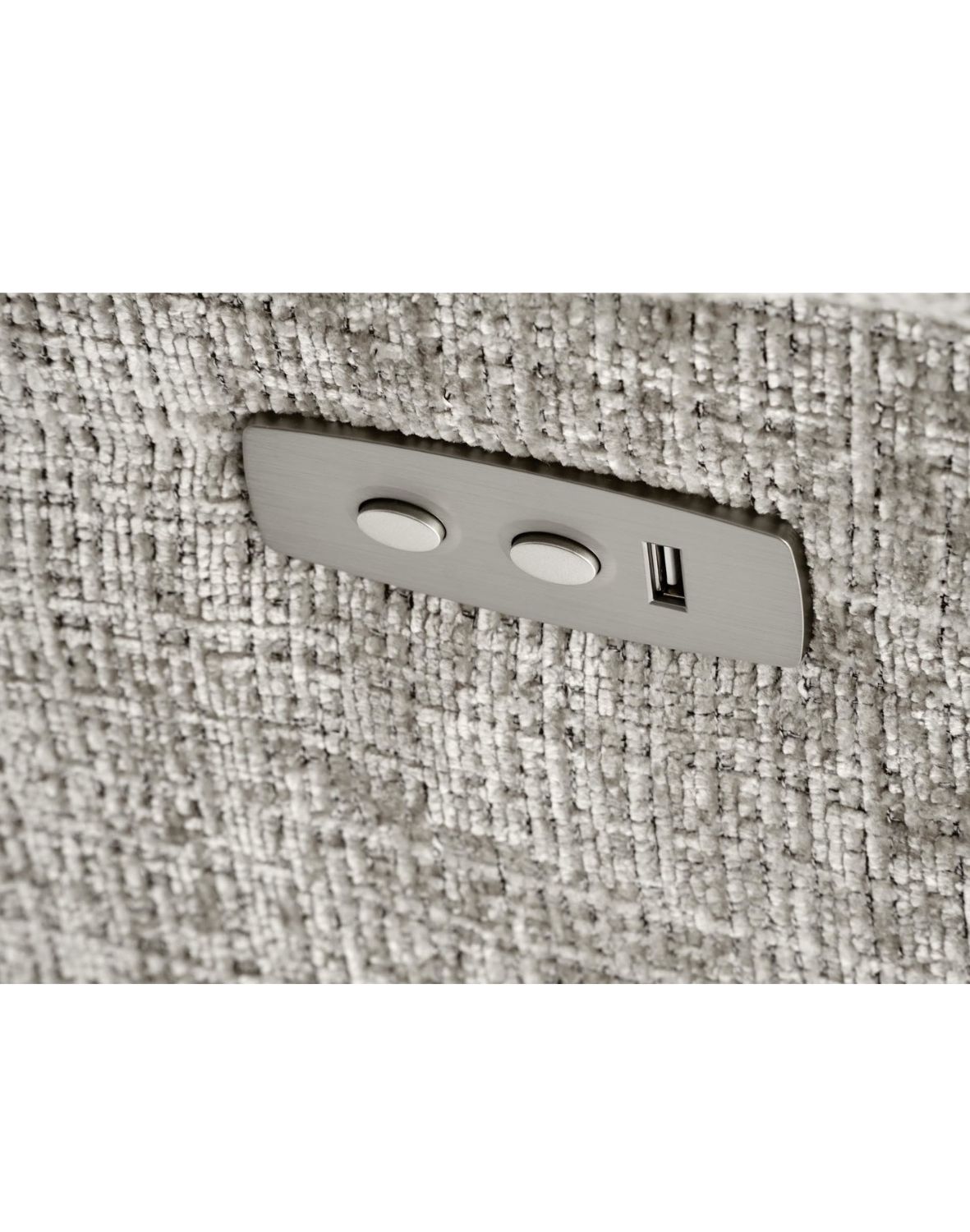 fotel amore z funkcją elektrycznego rozkładania, szary