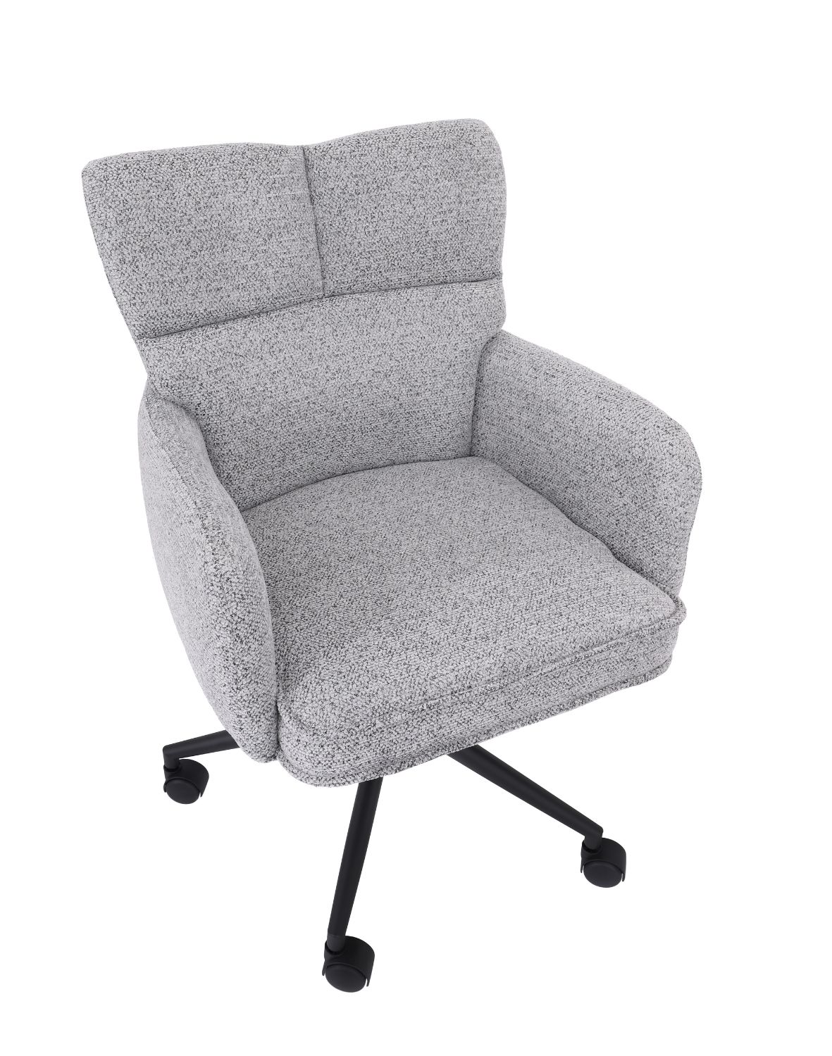 krzesło biurowe aria, regulowane, obrotowe, szare