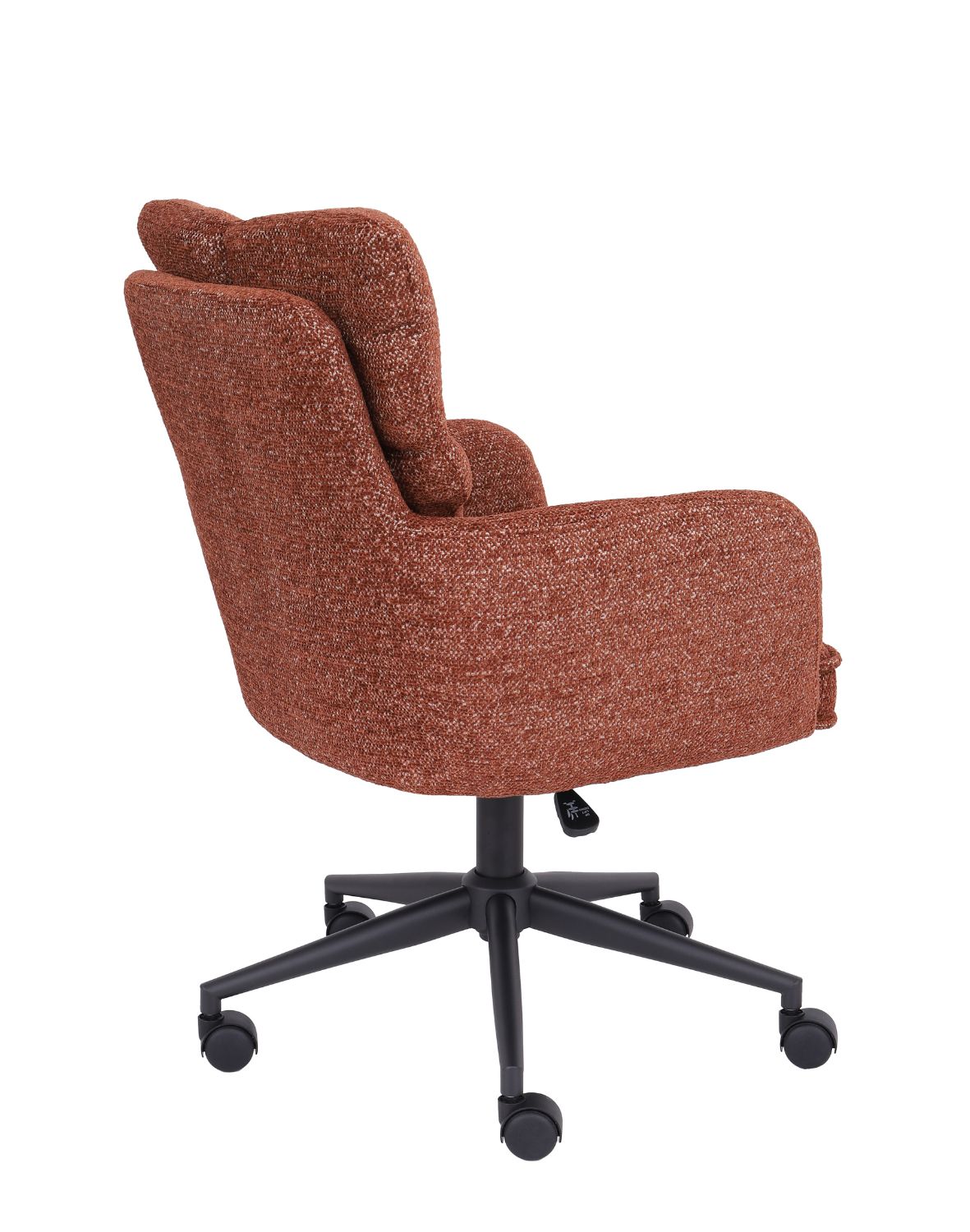 krzesło biurowe aria, regulowane, obrotowe, rude