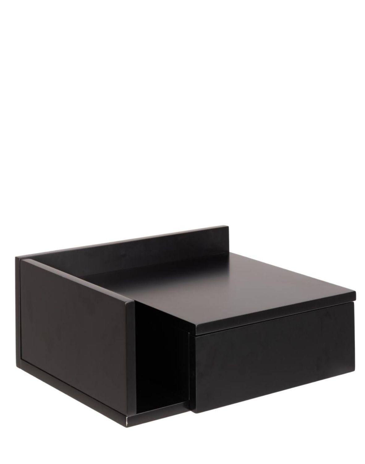 szafka nocna wisząca ashlan, czarna (05879)