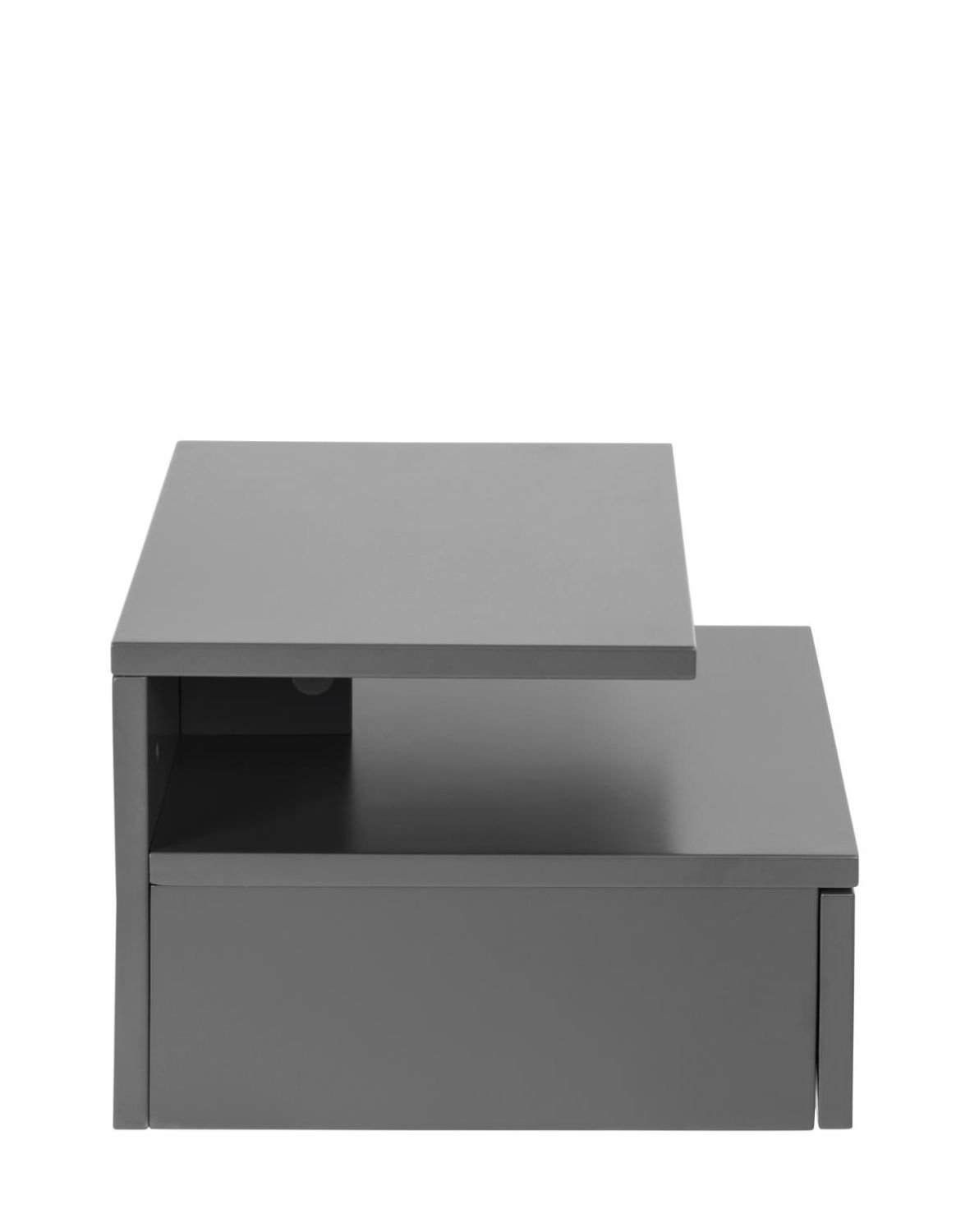 szafka nocna wisząca ashlan, szara (07182)