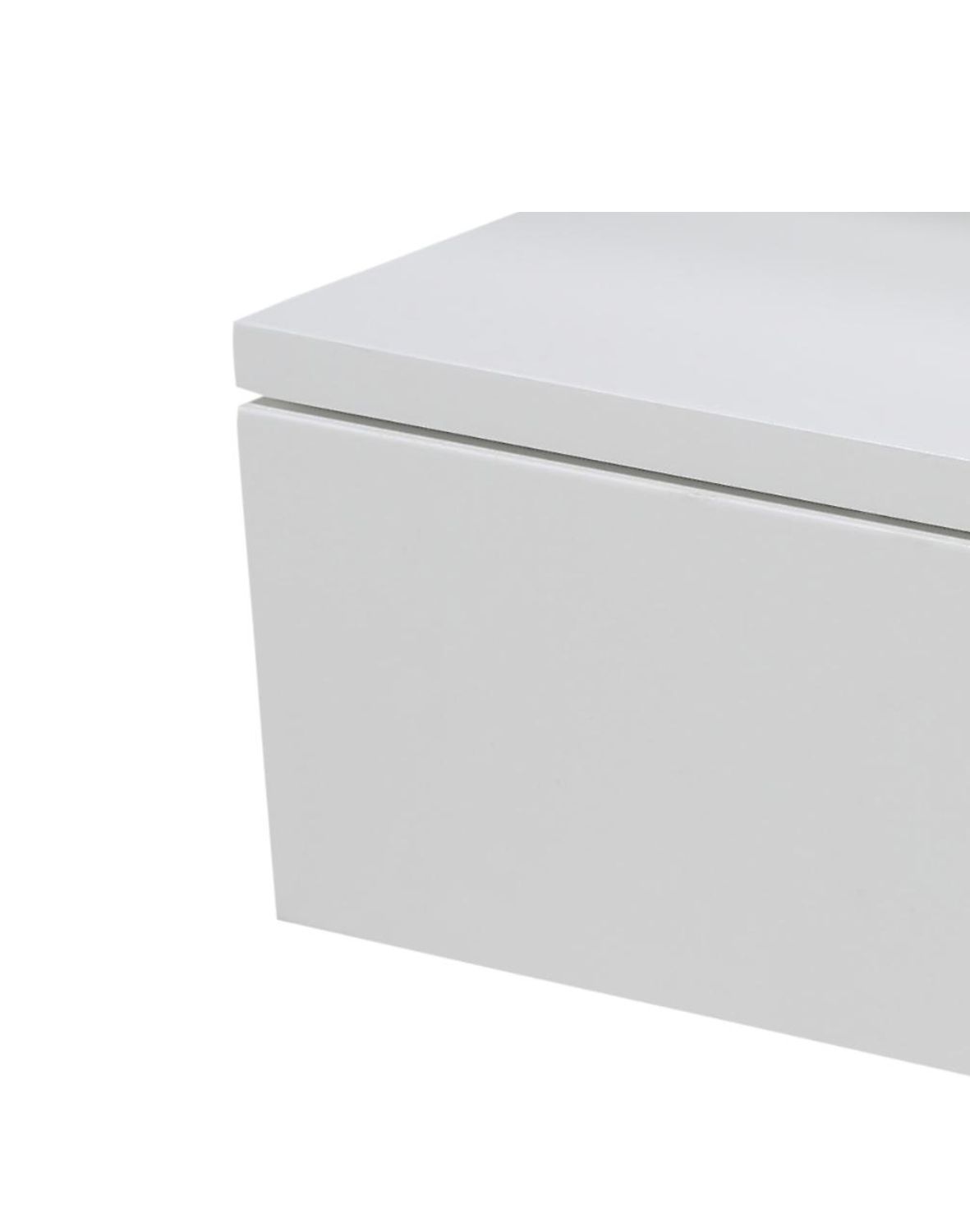 szafka nocna wisząca ashlan, biały (05875)