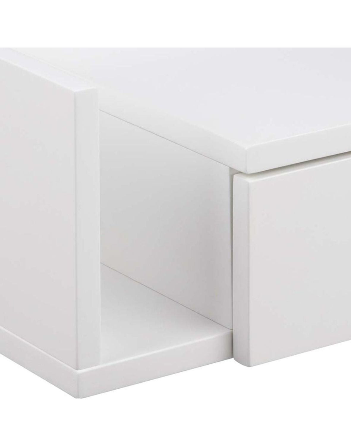 szafka nocna wisząca ashlan, biały (05881)