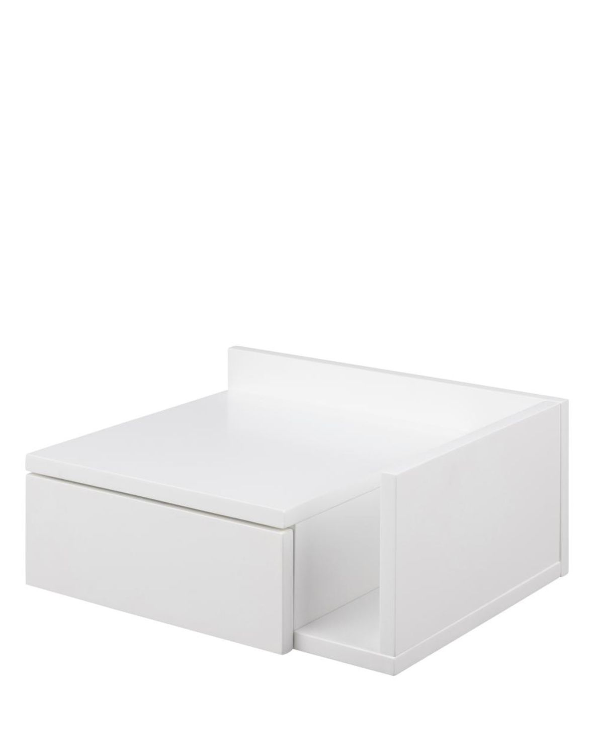 szafka nocna wisząca ashlan, biały (05881)