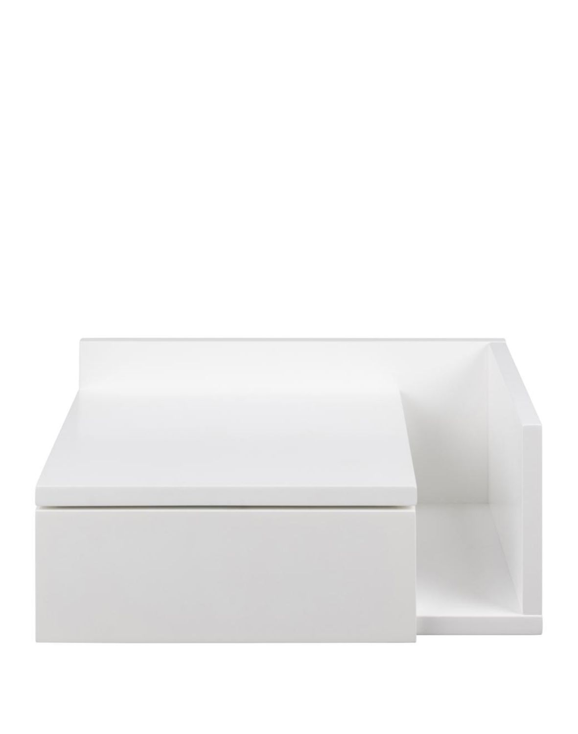 szafka nocna wisząca ashlan, biały (05881)