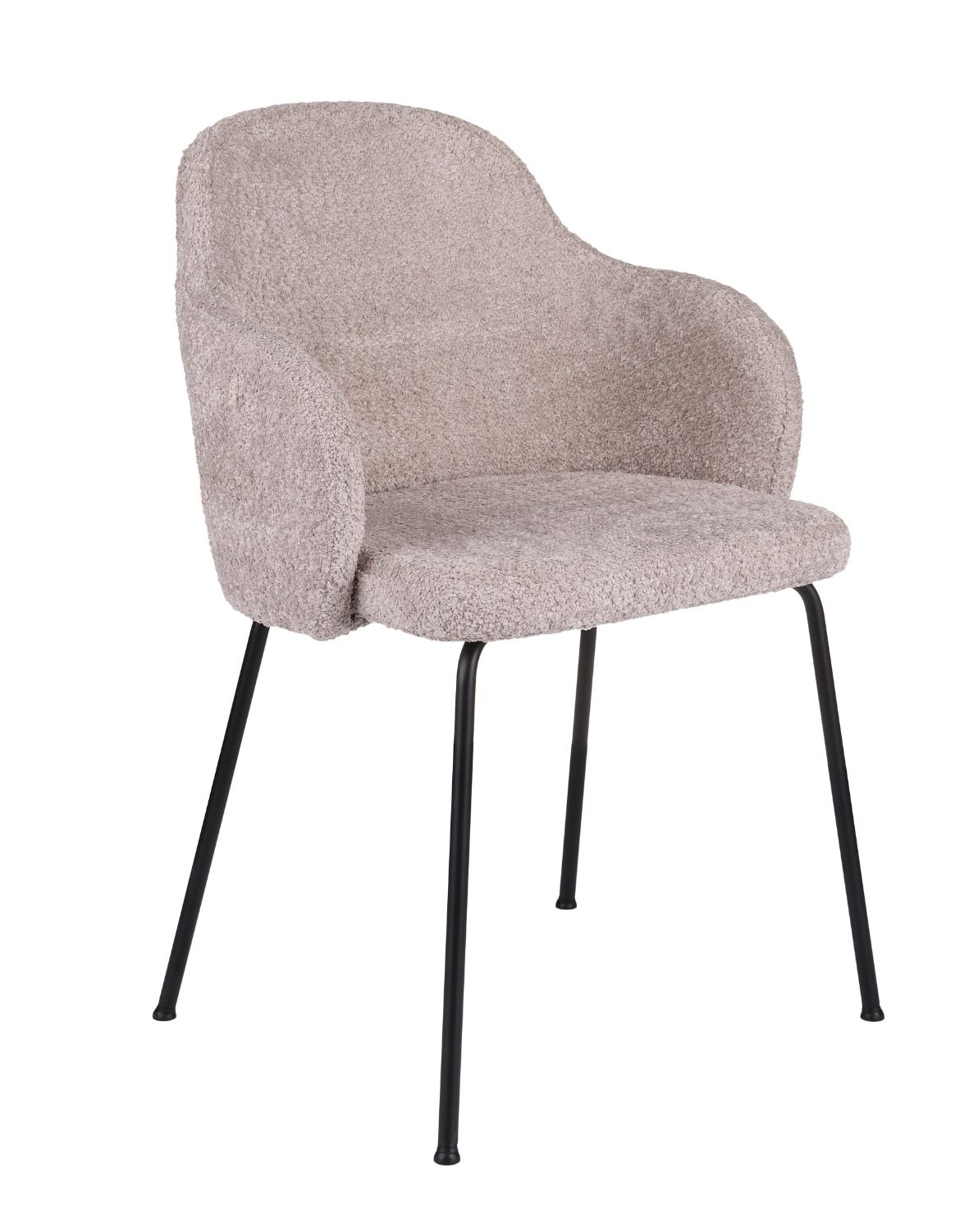 Stół Grand + 4 krzesła do jadalni Aura Black Boucle