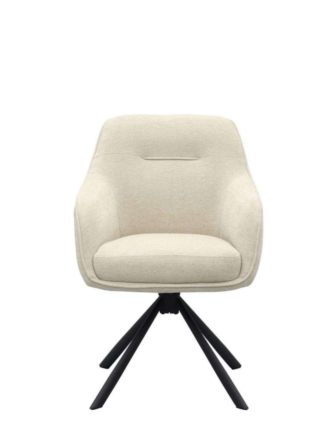 krzesło obrotowe do jadalni avola, chenille beżowe (51140007)