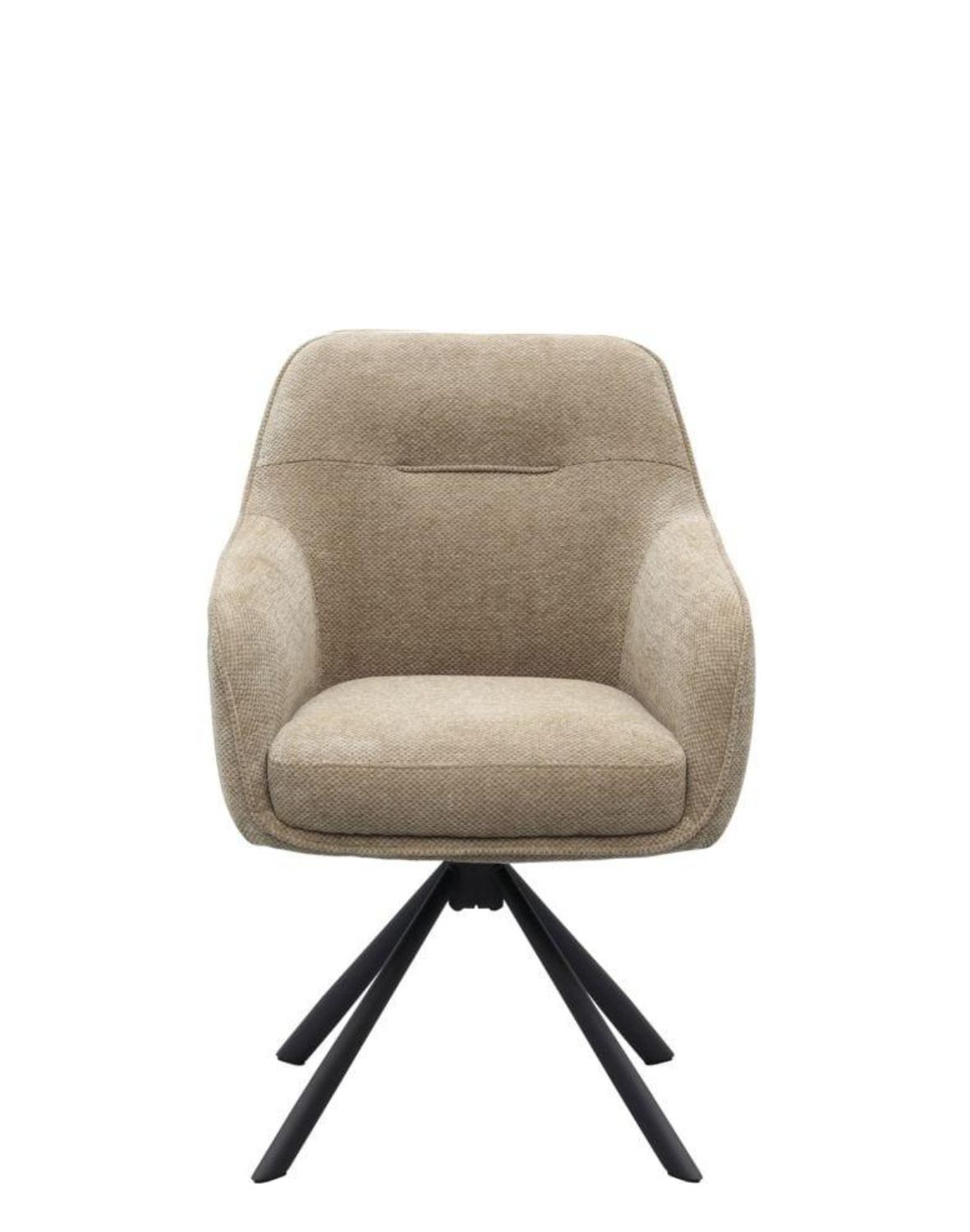 krzesło obrotowe do jadalni avola, chenille taupe (51140008)