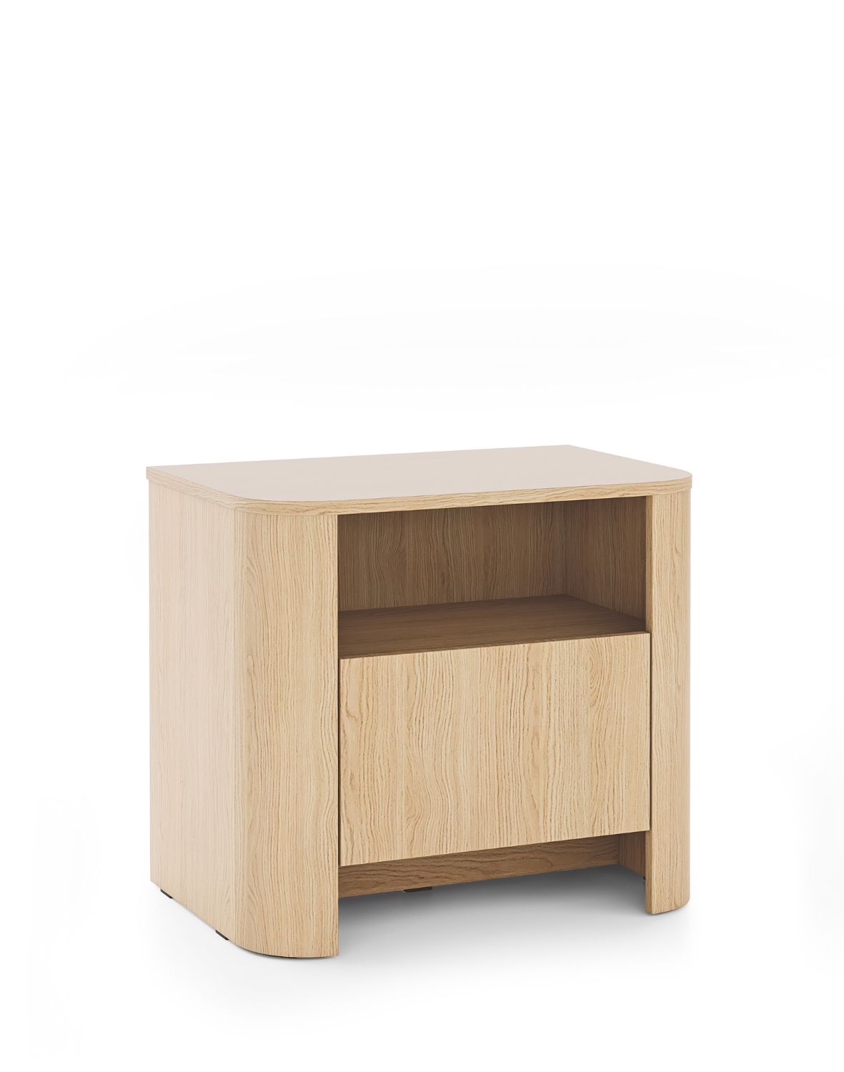 szafka nocna bari S58 z szufladą, dąb vicenza