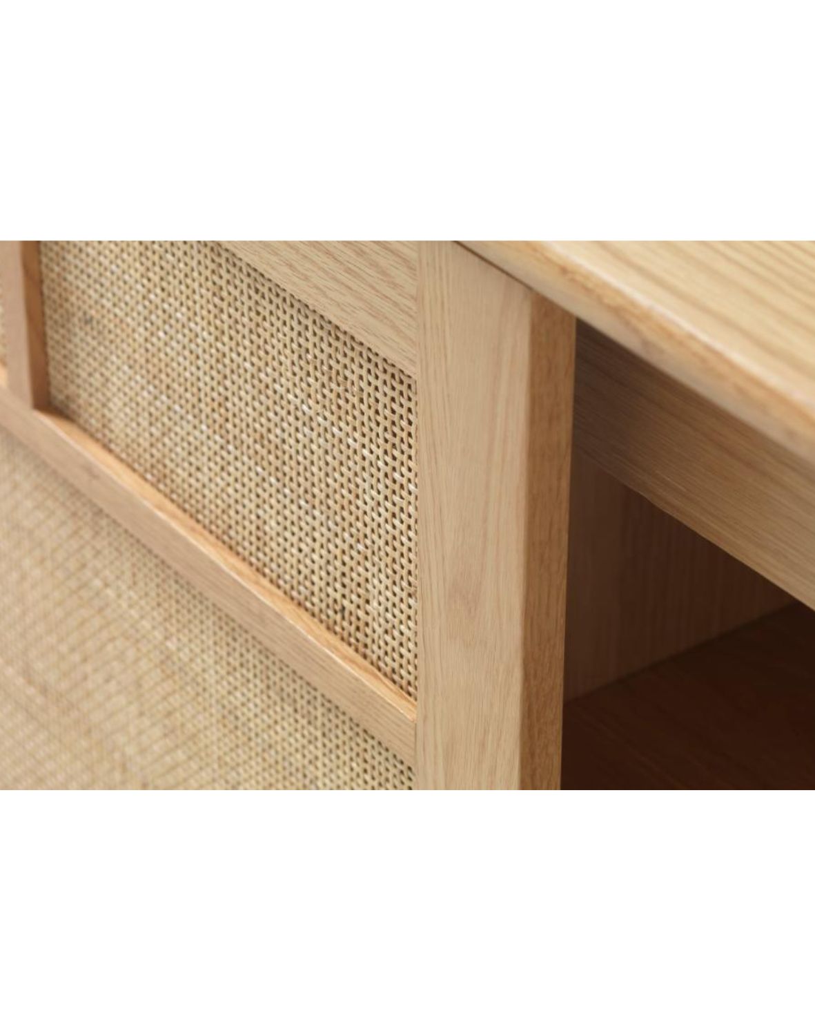 drewniana komoda barrali (46710201), 180 cm, jasny dąb