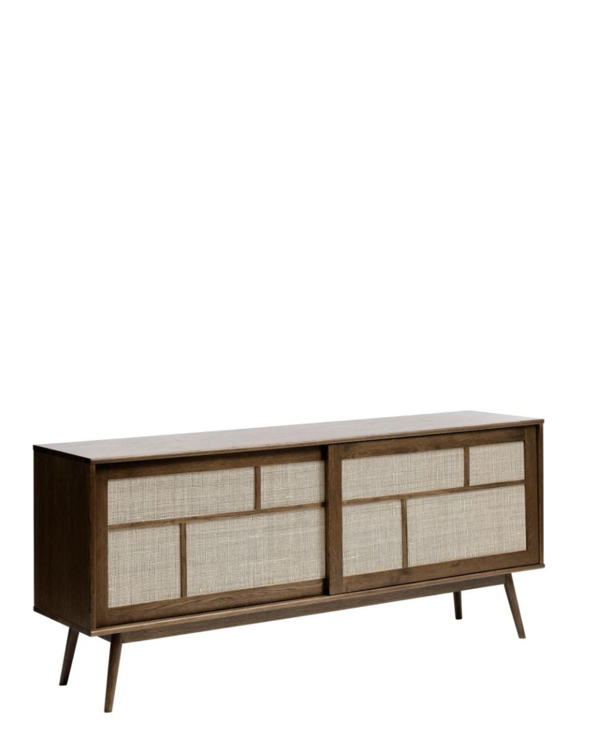 drewniana komoda barrali (46712931), 180 cm, jasny dąb