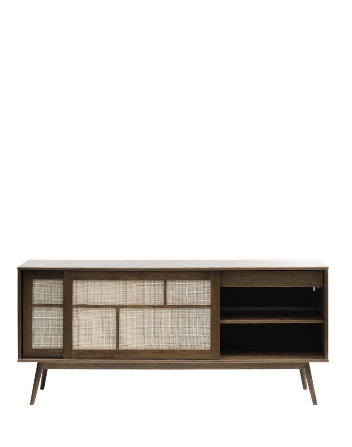 drewniana komoda barrali (46712931), 180 cm, jasny dąb