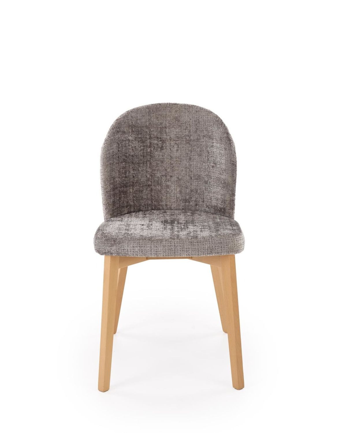 krzesło do jadalni basso, szare, drewno bukowe dąb naturalny