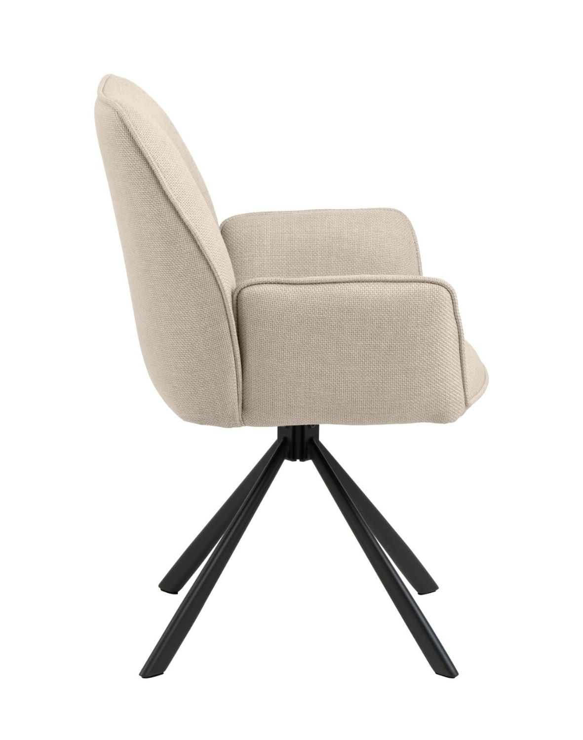 beżowe krzesło obrotowe do jadalni glenda