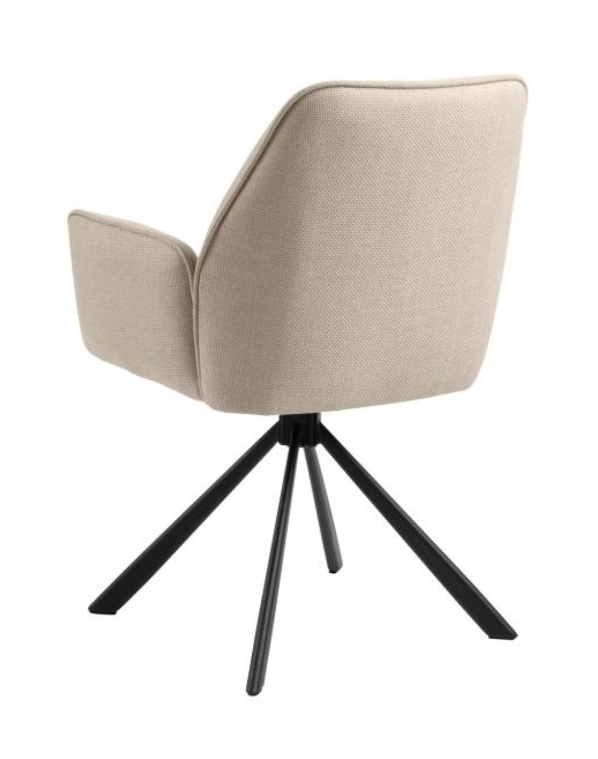 beżowe krzesło obrotowe do jadalni glenda