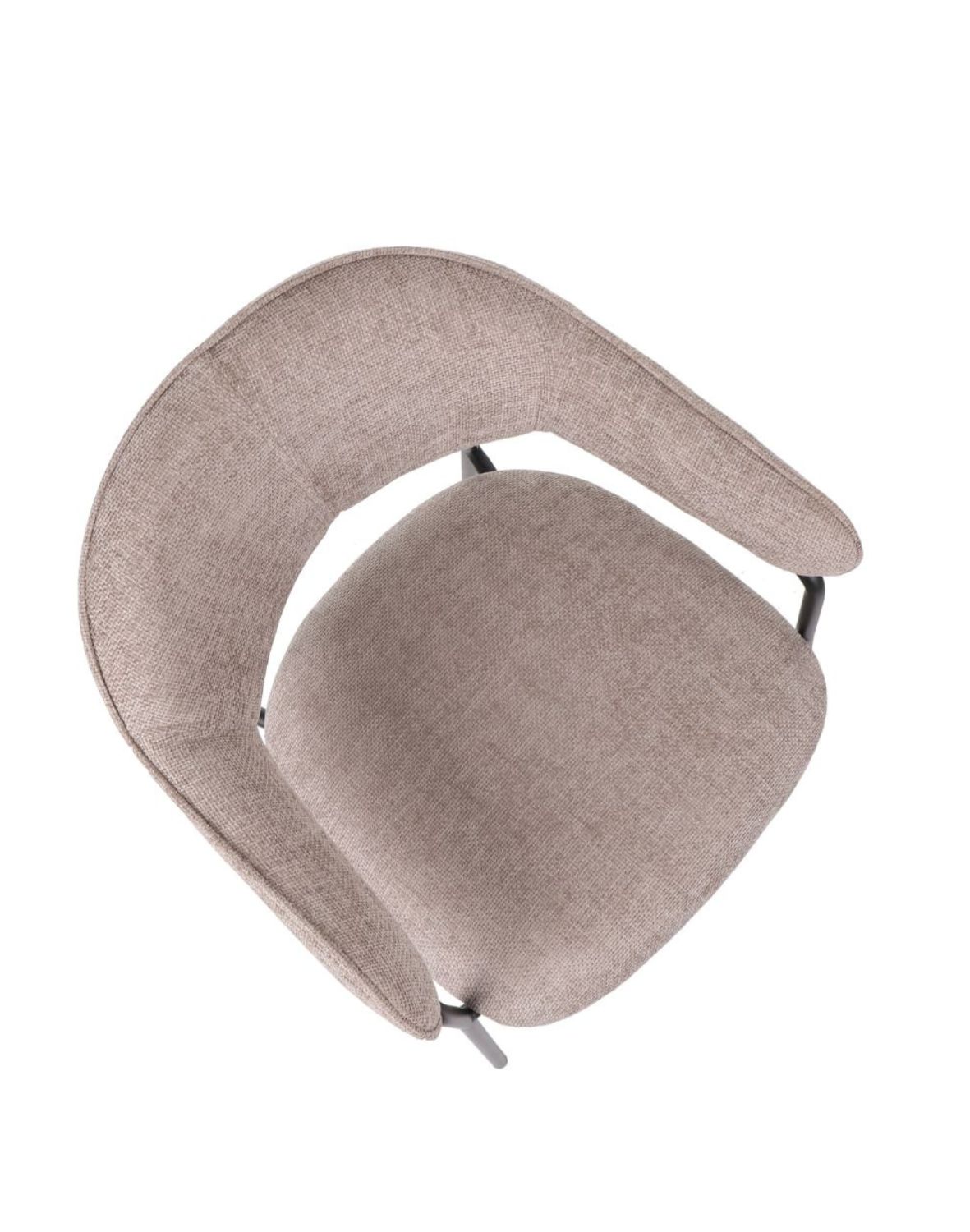 krzesło do jadalni z podłokietnikami bianca, szare