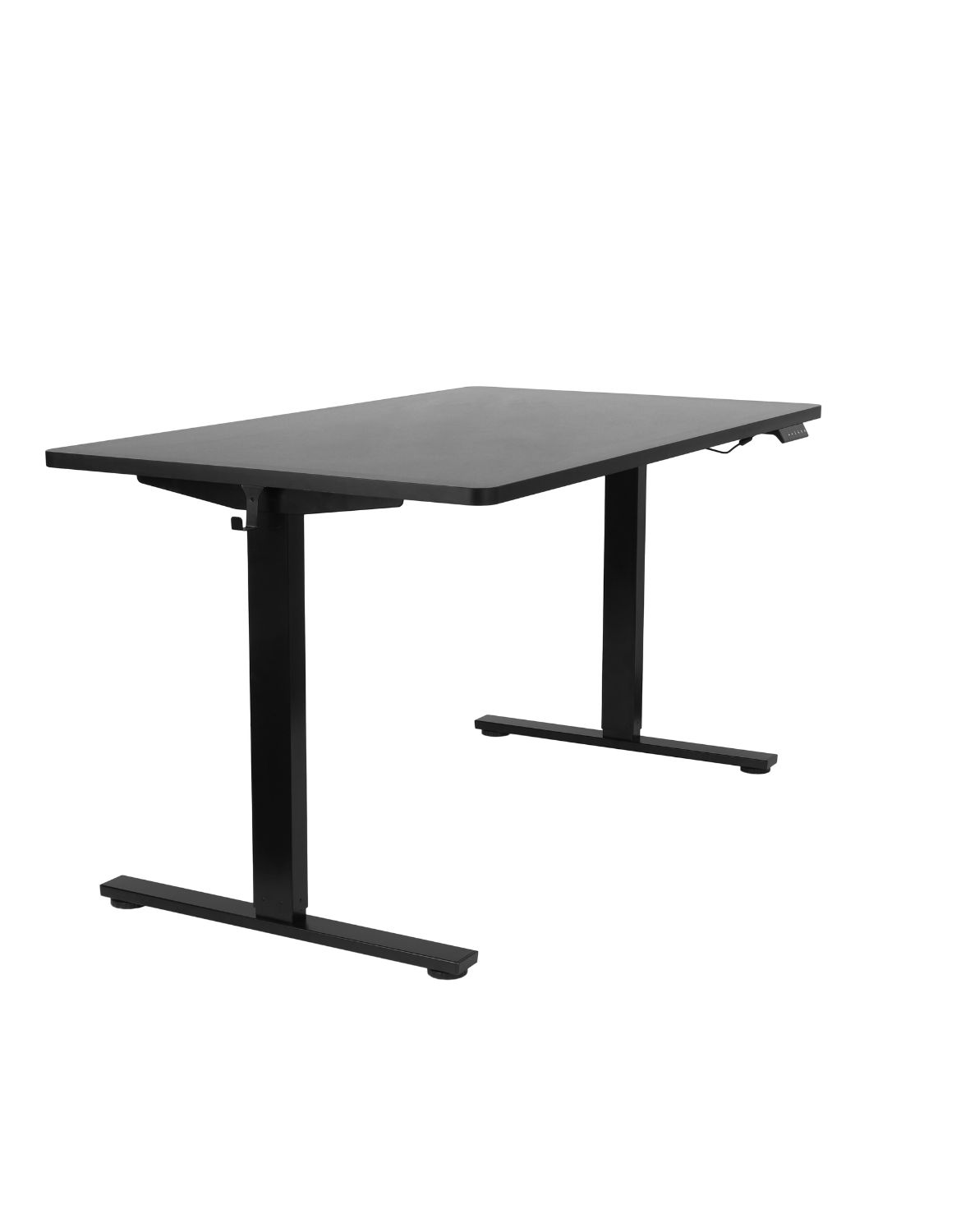 biurko z regulacja wysokosci alto 100 black 140 cm