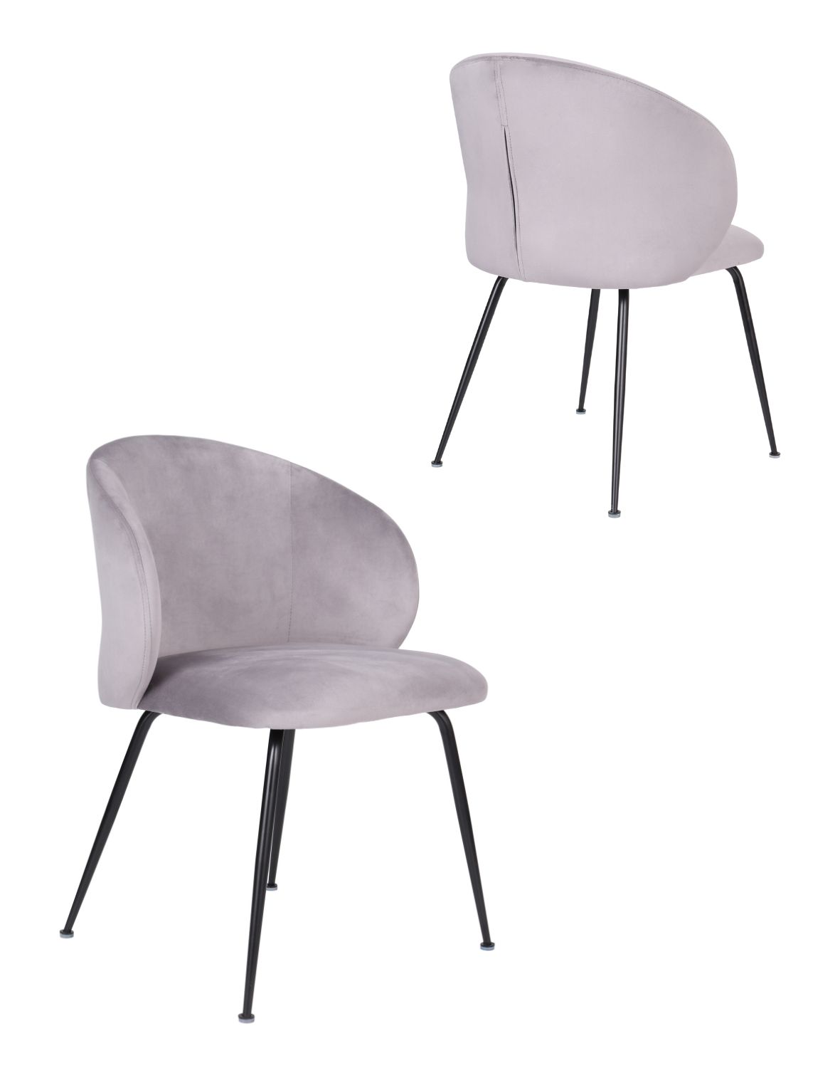 krzesło ganta black szare