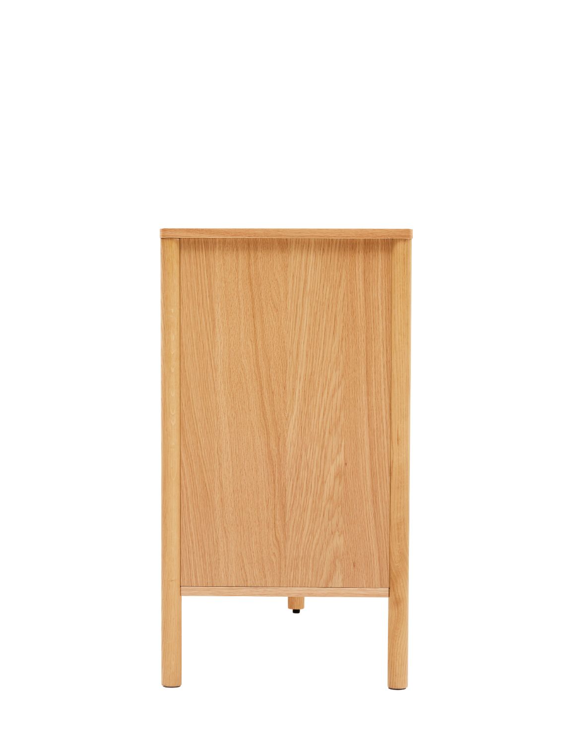 komoda Blair 160 cm, naturalny dąb, 3 szuflady i szafka (SB01)