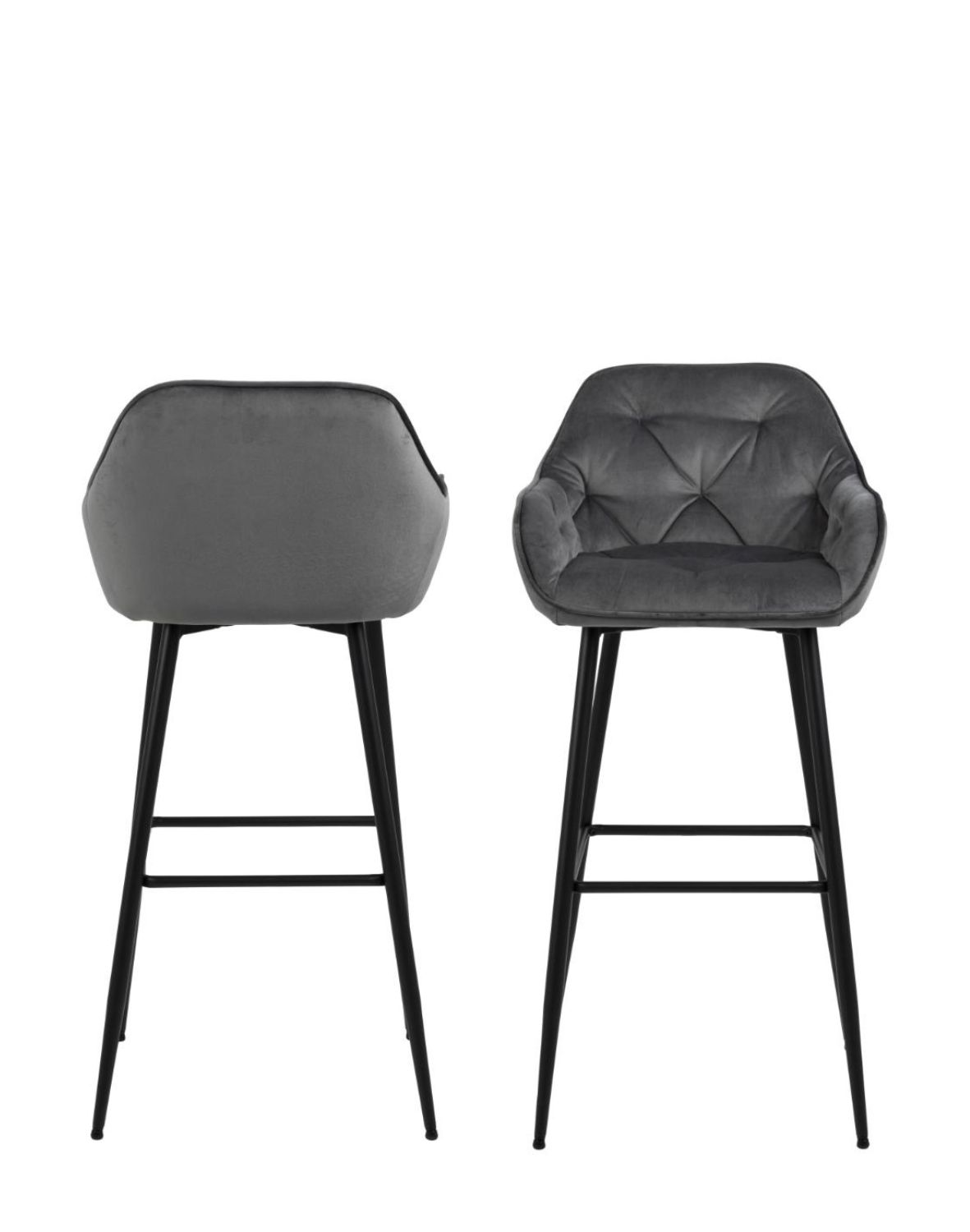 hoker tapicerowany brooke, ciemnoszary (90452)