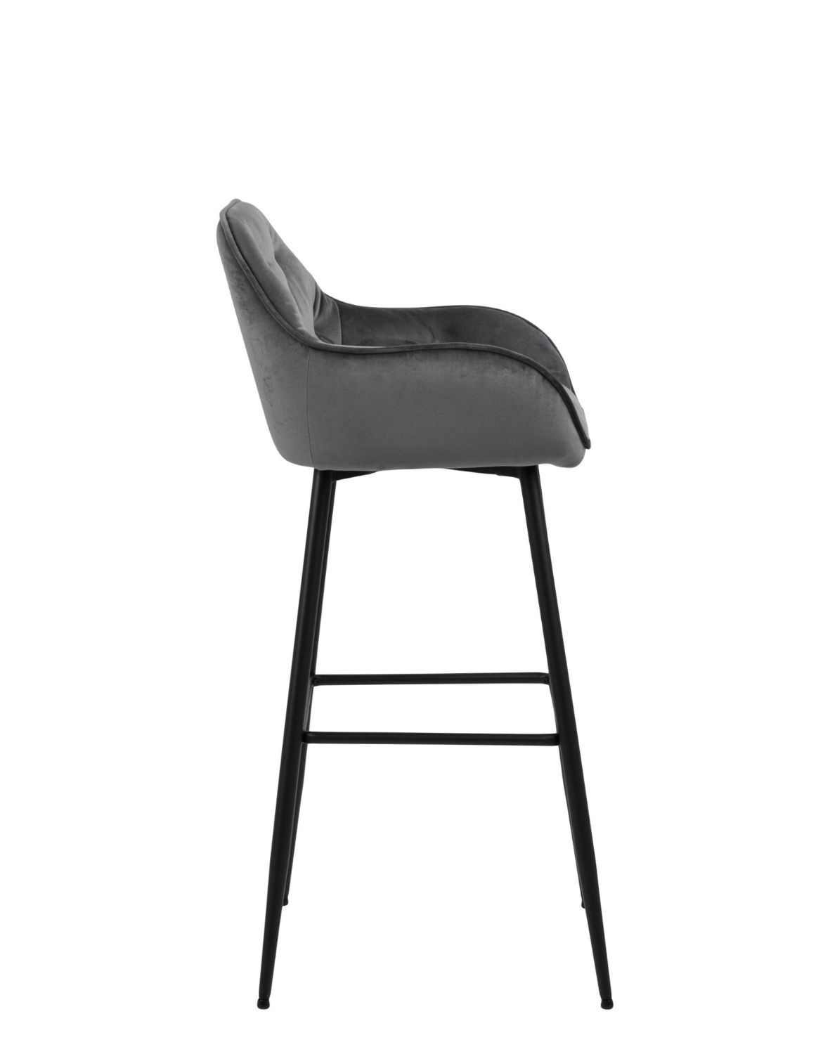 hoker tapicerowany brooke, ciemnoszary (90452)