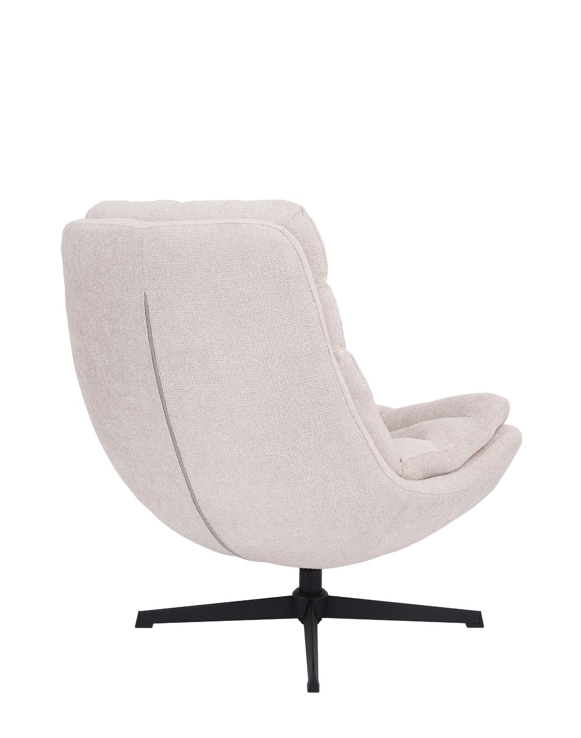 fotel obrotowy calvio, komfort i nowoczesna forma, jasnobeżowy