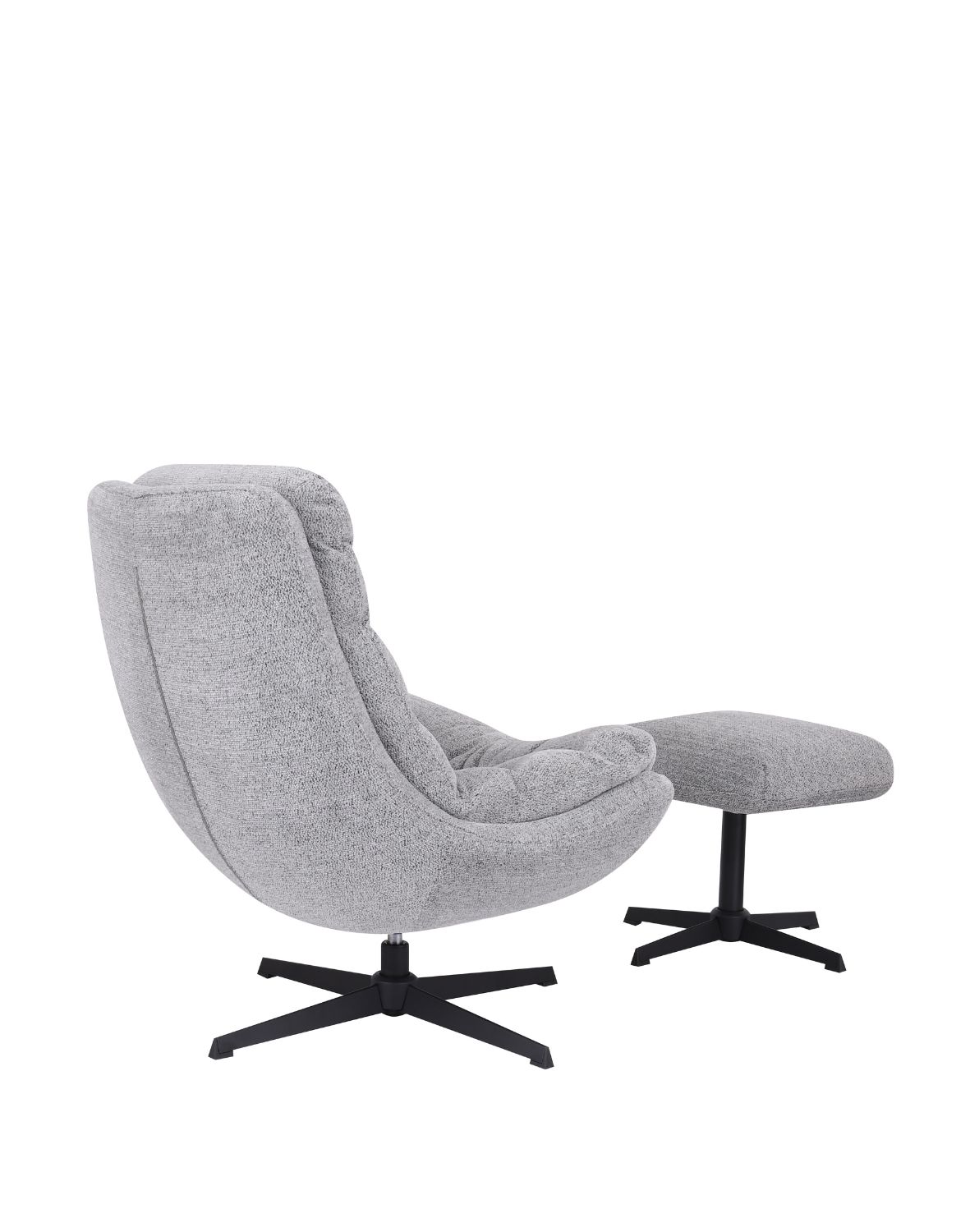 fotel obrotowy calvio, komfort i nowoczesna forma, szary