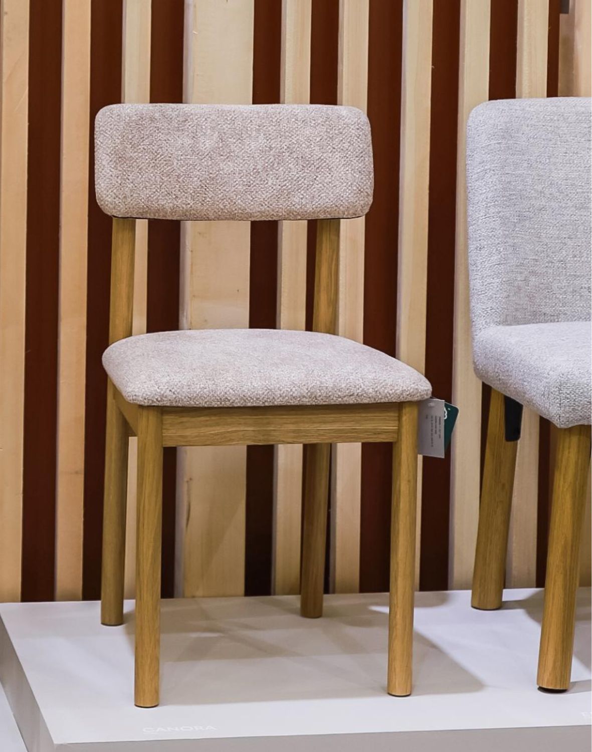 krzesło do jadalni canora, drewniane, boucle (54480000)