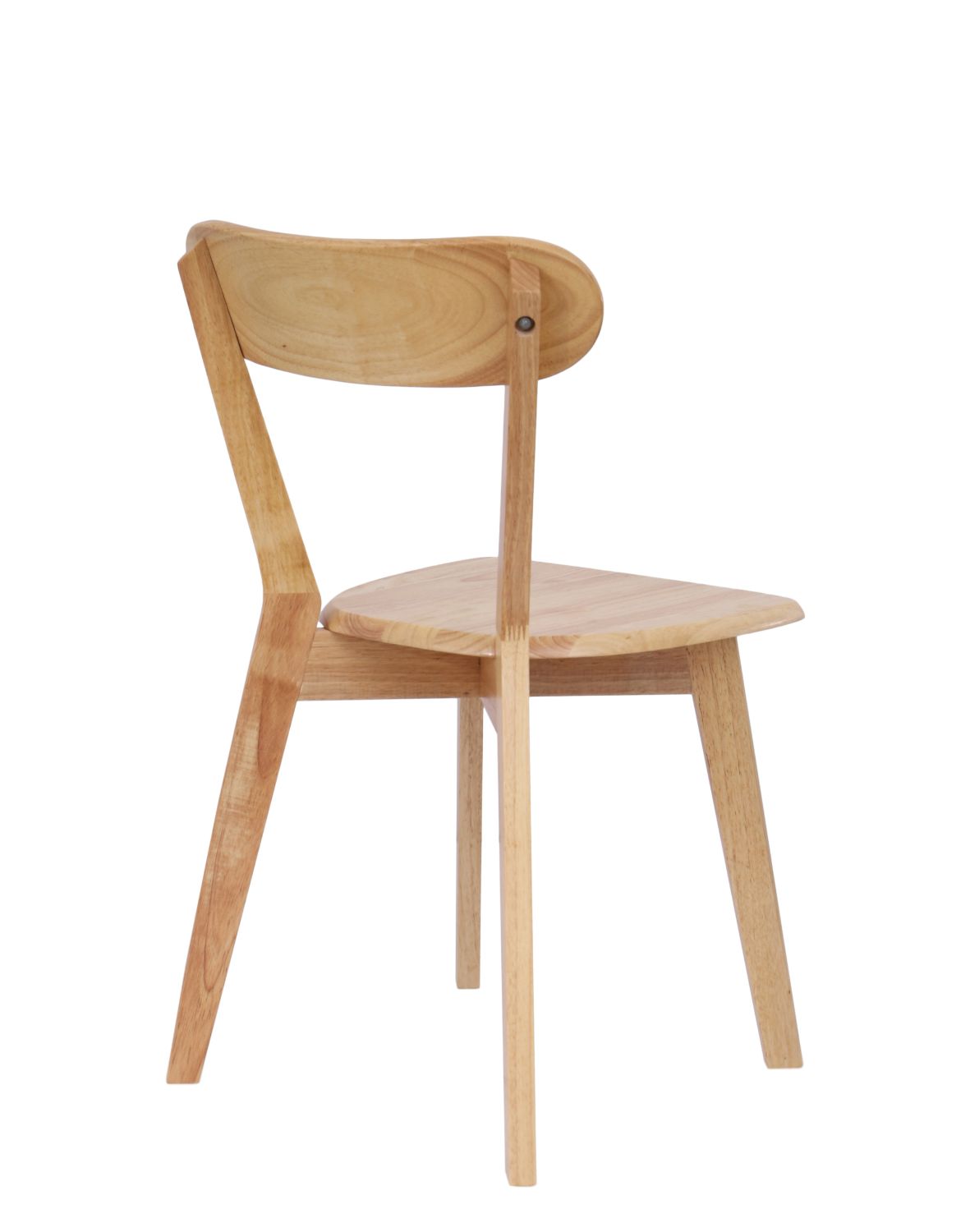 krzesło claro light z litego drewna kauczukowego