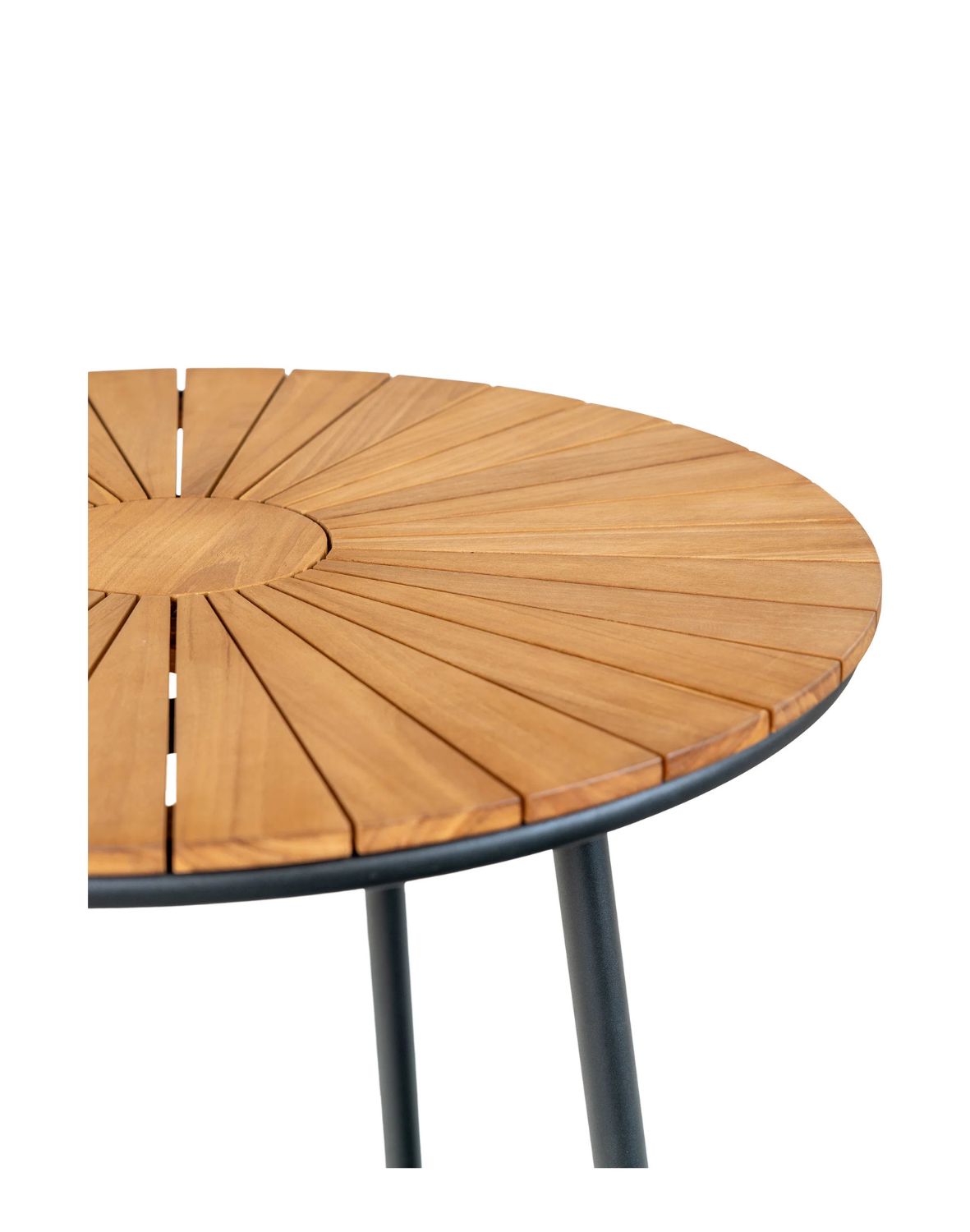stół ogrodowy cleveland Ø130 cm z drewna tekowego (7801180)