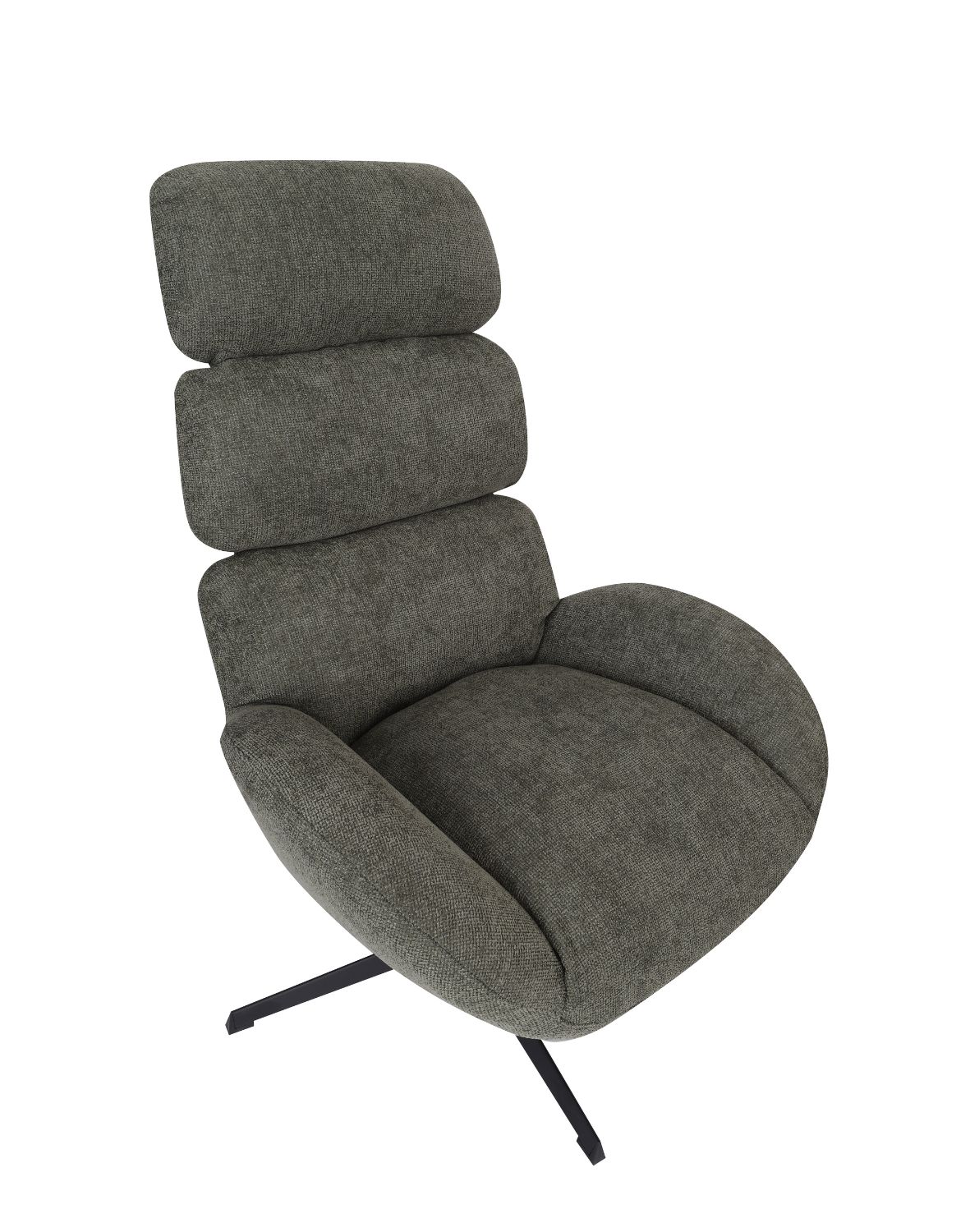 fotel obrotowy Cloud z wysokim oparciem, zielony (fs80)