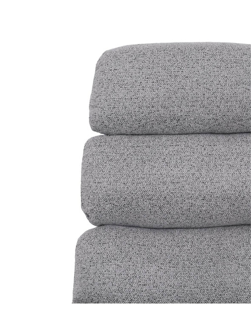 fotel obrotowy cloud z wysokim oparciem, szary