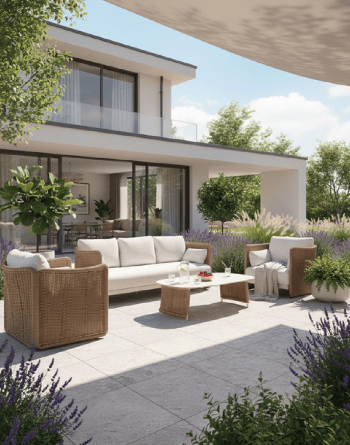 zestaw wypoczynkowy Corsica 5 osobowy: sofa, 2 fotele i stolik kawowy