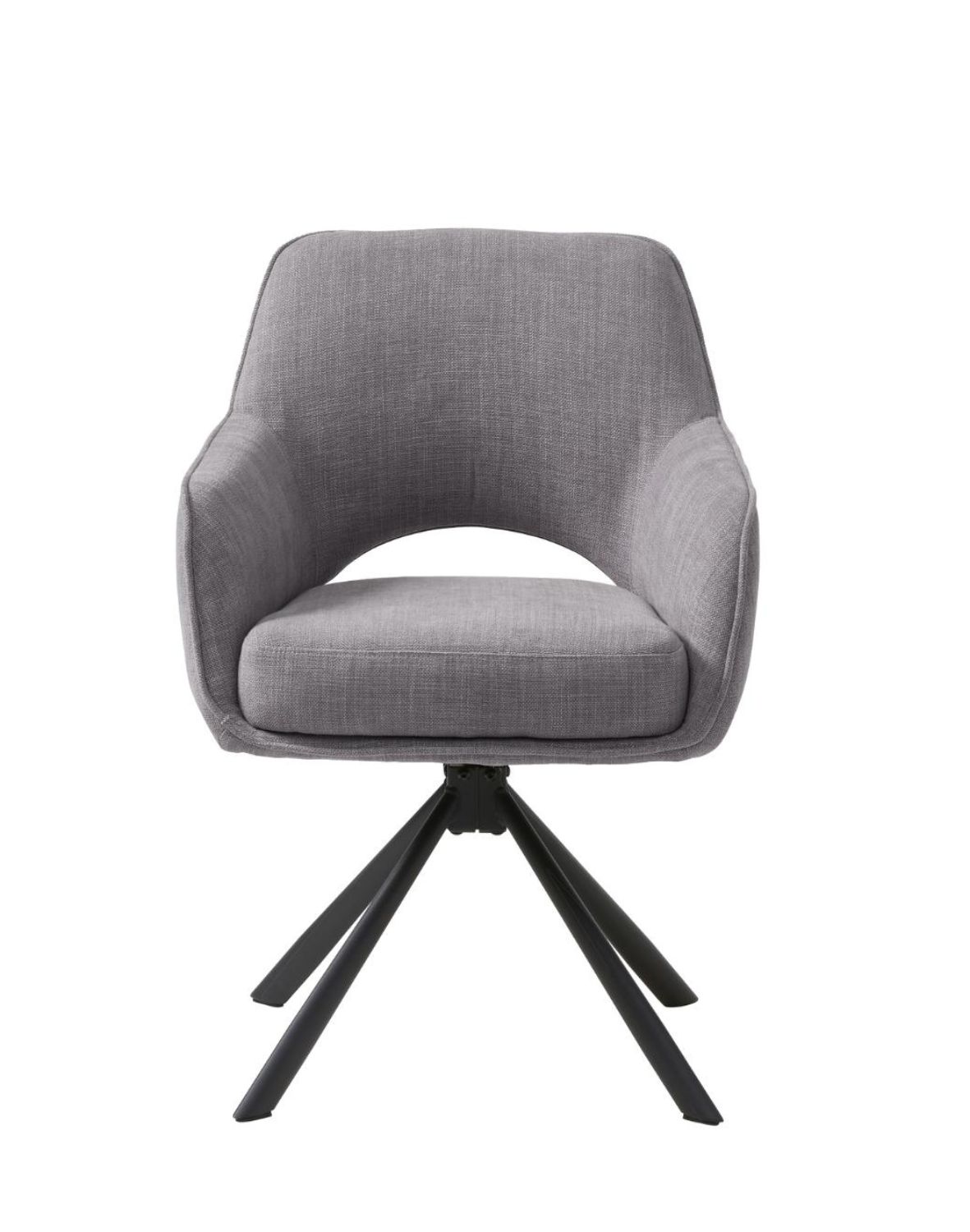 krzesło obrotowe do jadalni cowley, szare (54900003)