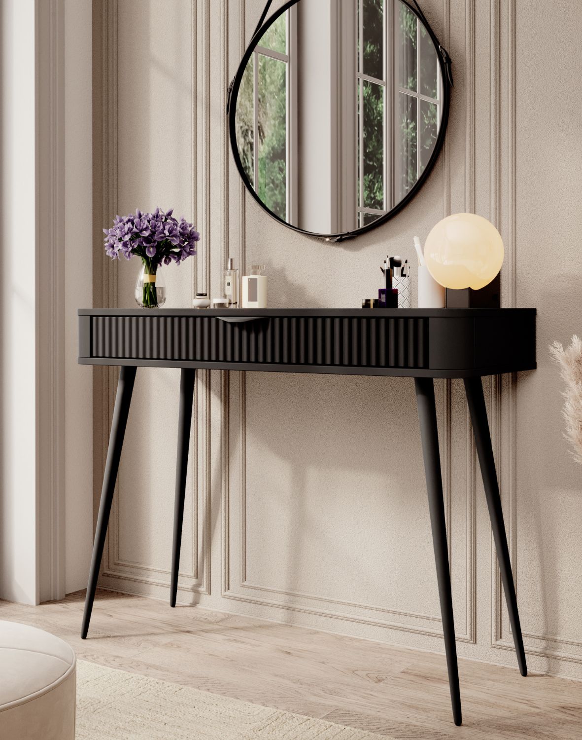 czarna toaletka lante j