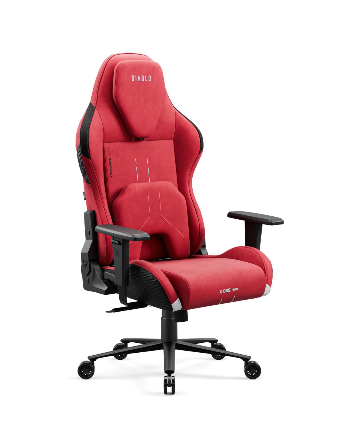 czerwony fotel gamingowy, diablo, prime