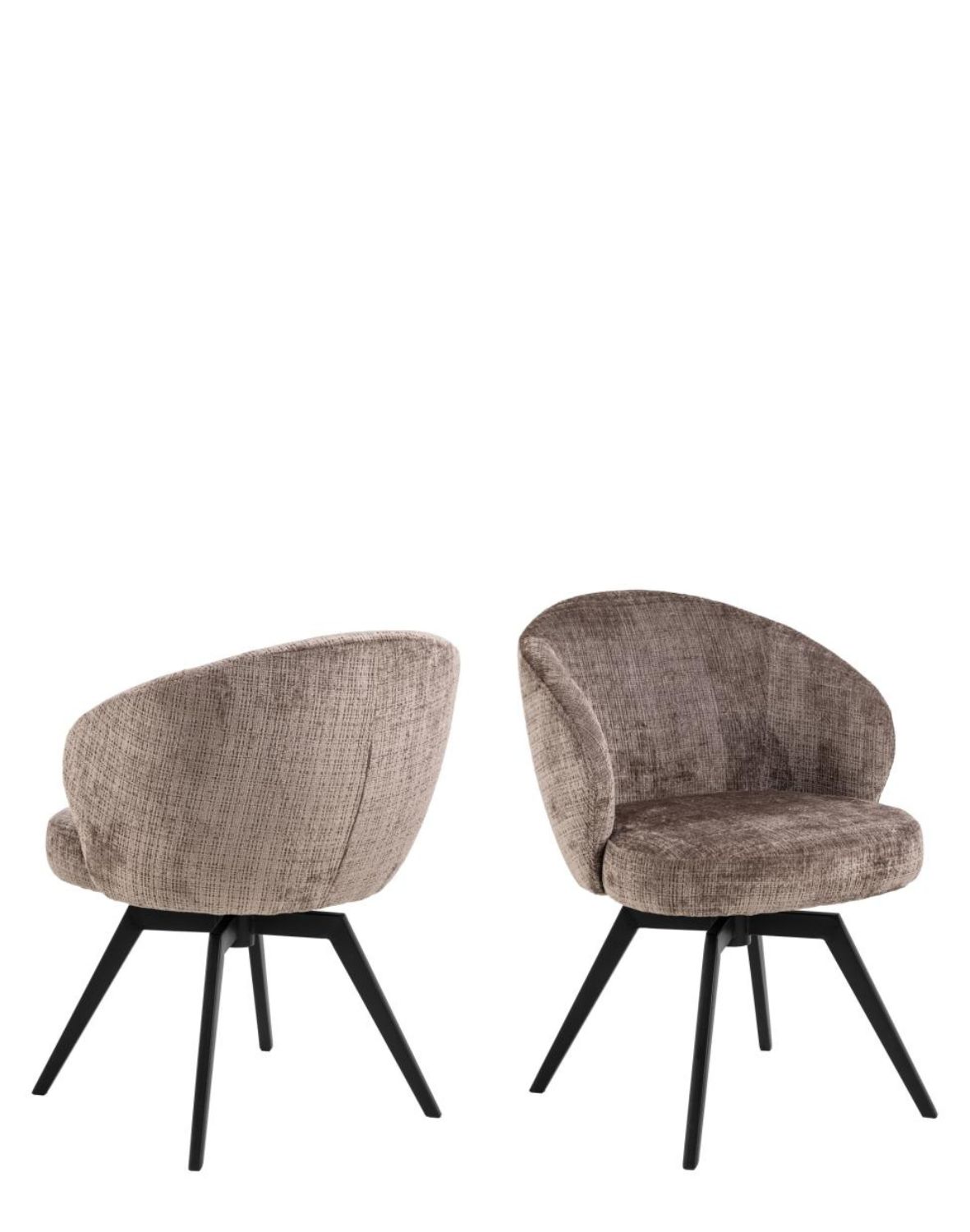 krzesło obrotowe darlene z podłokietnikami, brązowe (09361)