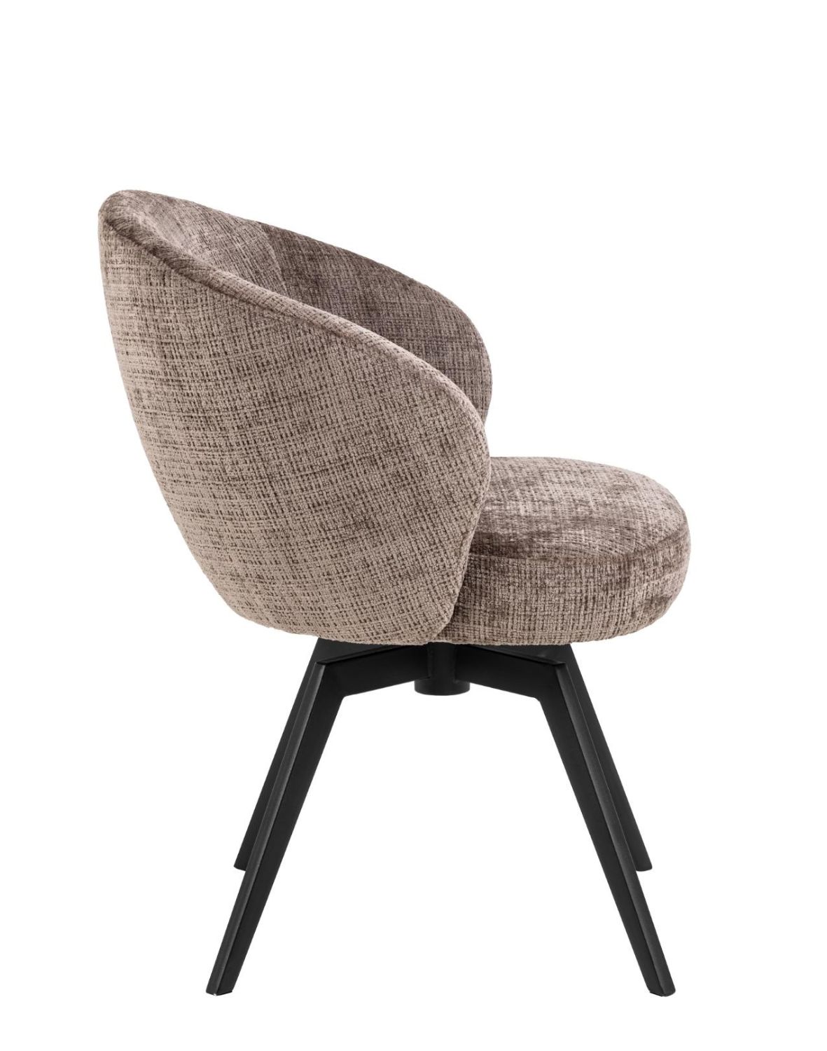 krzesło obrotowe darlene z podłokietnikami, brązowe (09361)