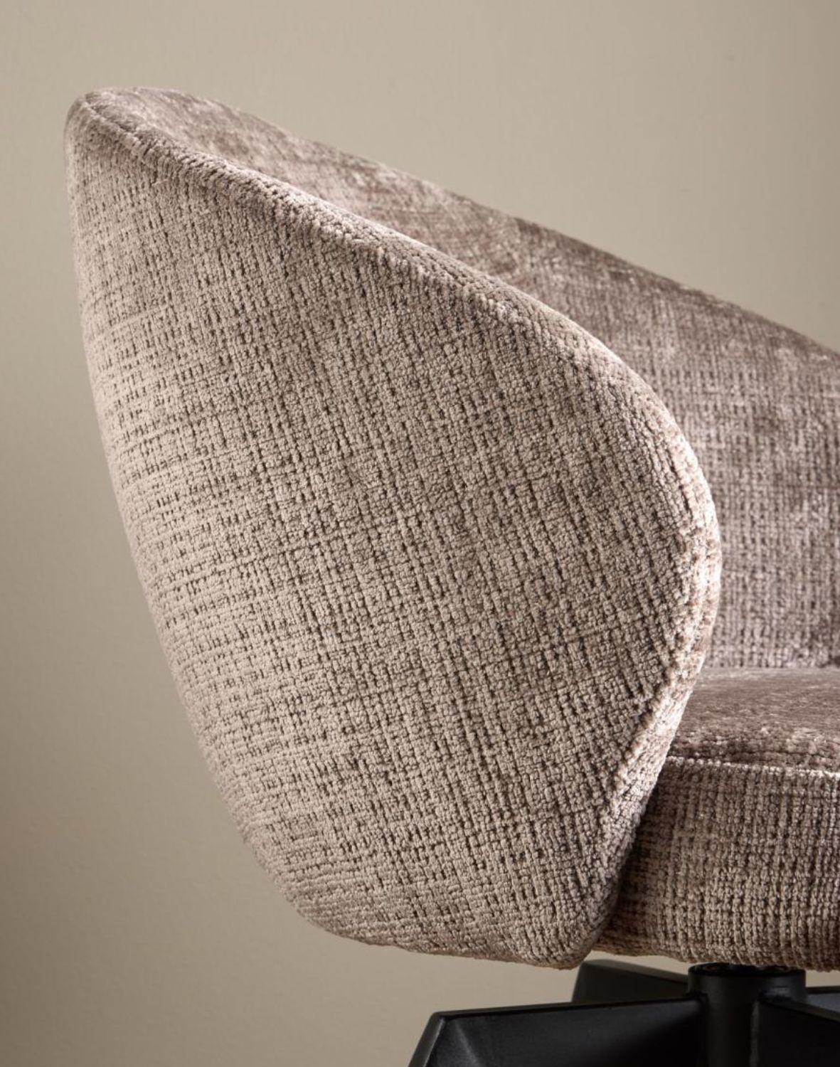 krzesło obrotowe darlene z podłokietnikami, brązowe (09361)