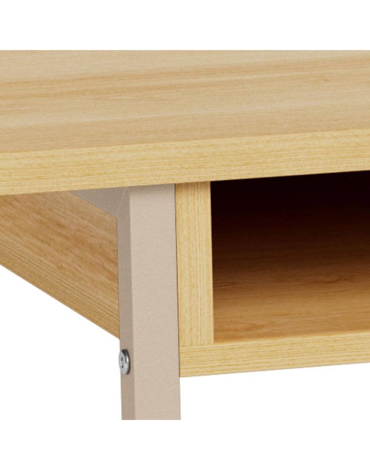 nowoczesna konsola z półkami darlington 140 cm (0000111230)