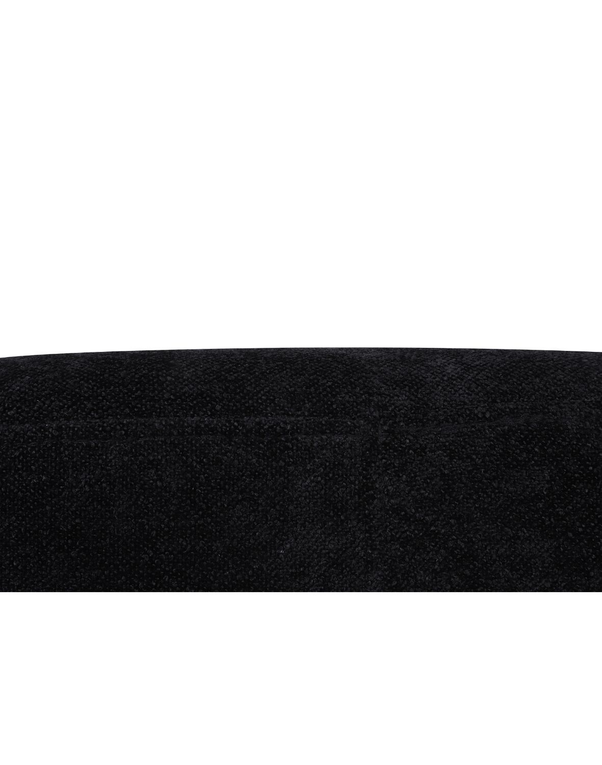 kwadratowy hoker do kuchni z podnóżkiem dolly, czarny