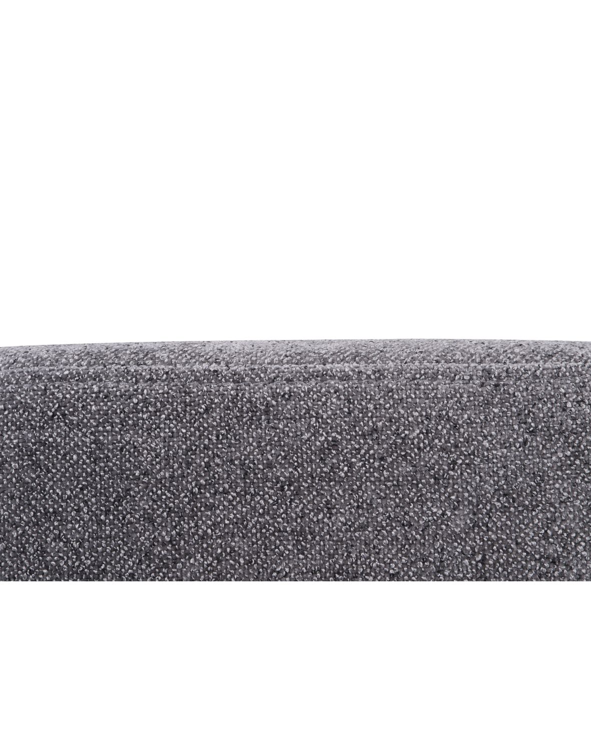 kwadratowy hoker do kuchni z podnóżkiem dolly, szary