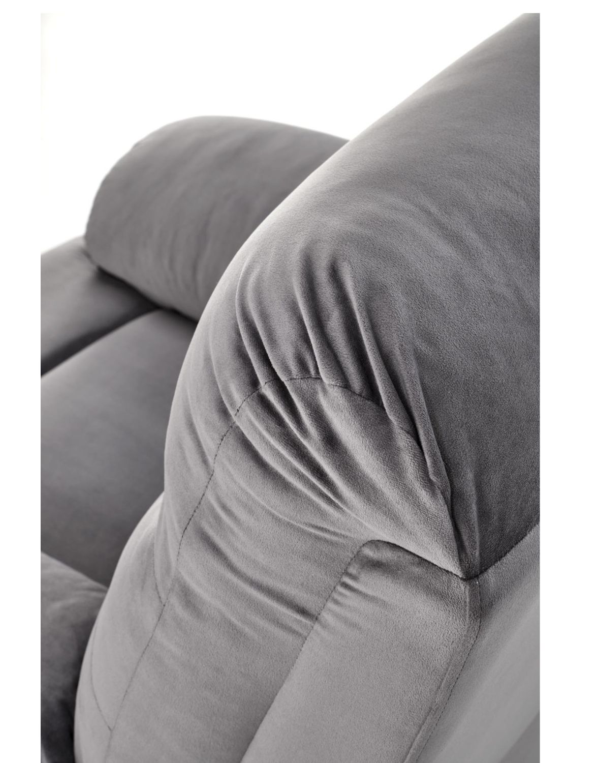 fotel rozkładany z funkcją relax drager, szary