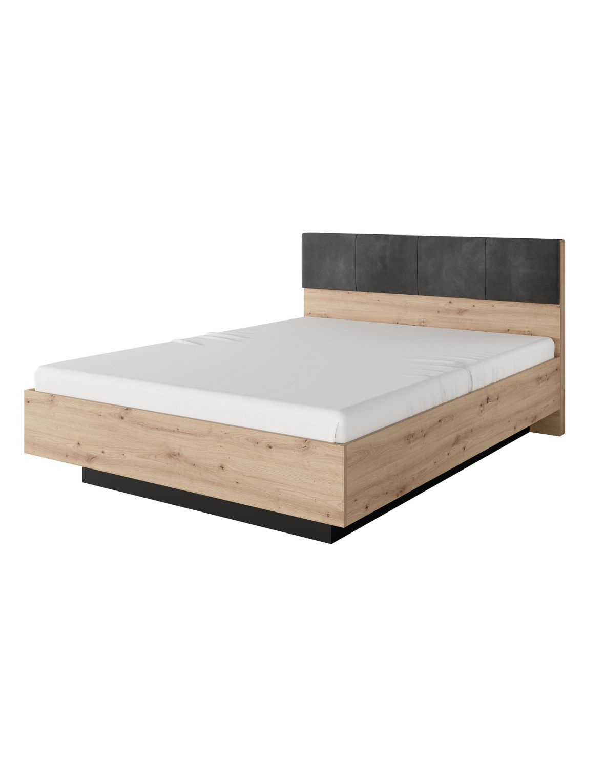 drewniane łóżko z pojemnikiem tally 160