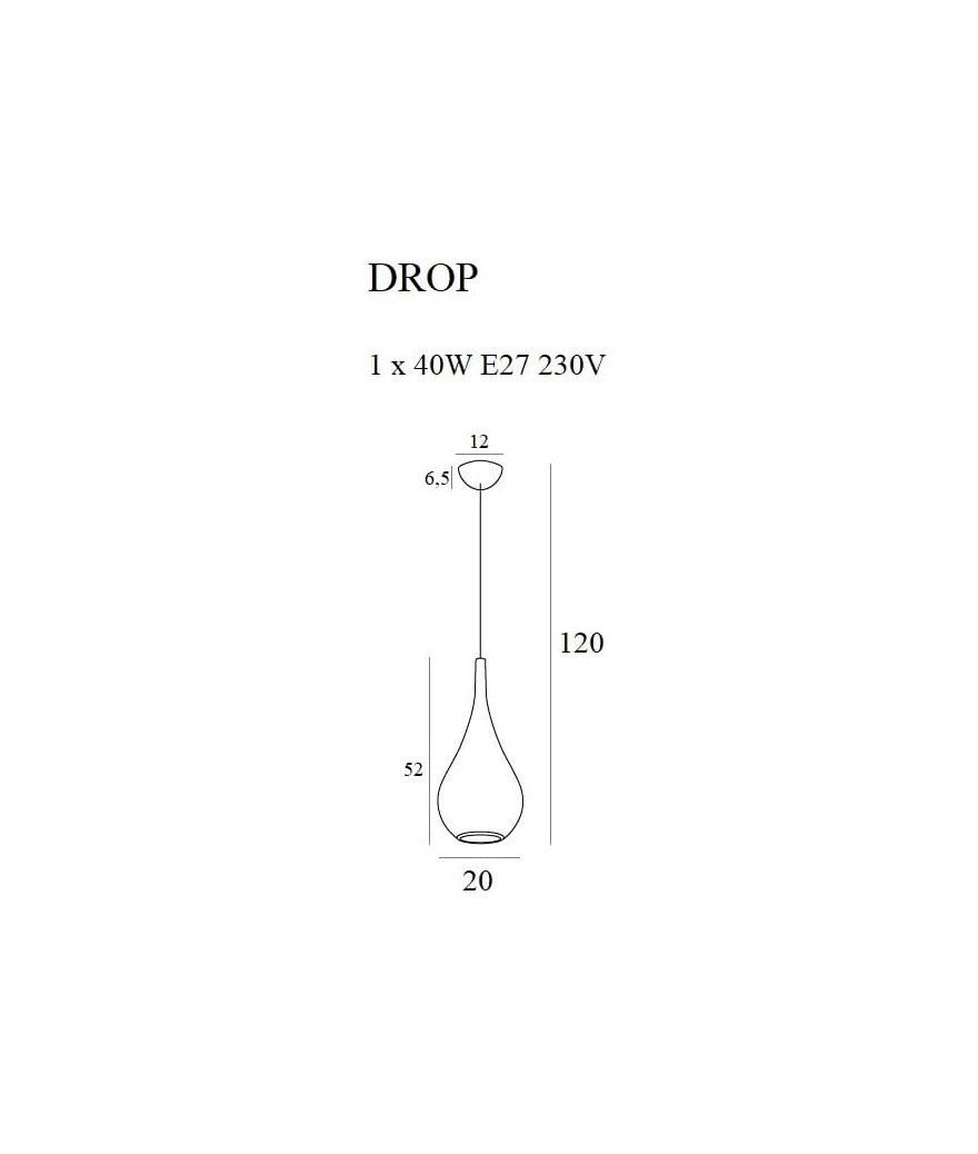 Lampa wisząca Drop